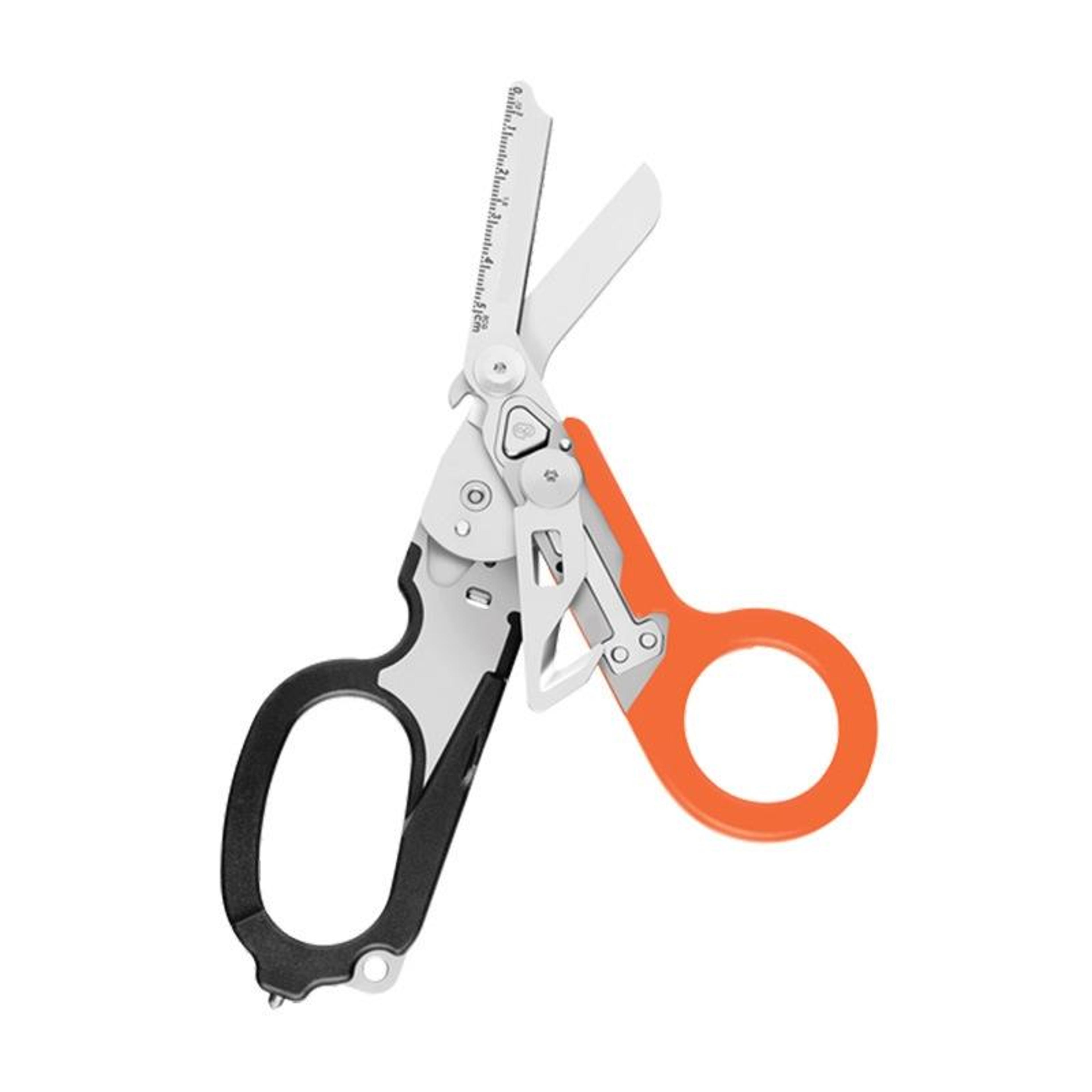 multifunctional outdoor first aid scissors with seatbelt cutter & glass breaker