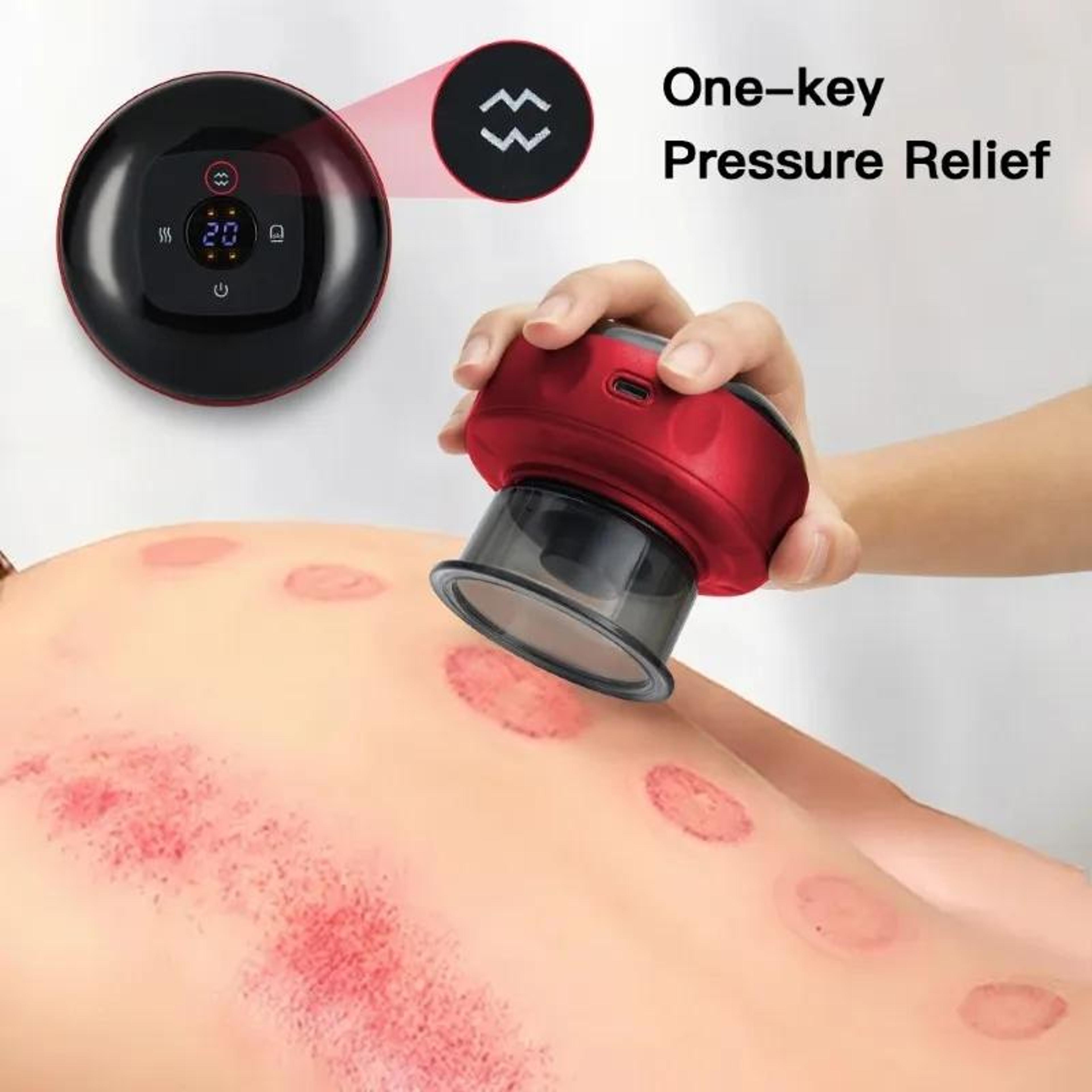 12Speed Smart Cupping Therapy Massager Set With Remote  Heat Deep Tissue Recovery Kit 1
