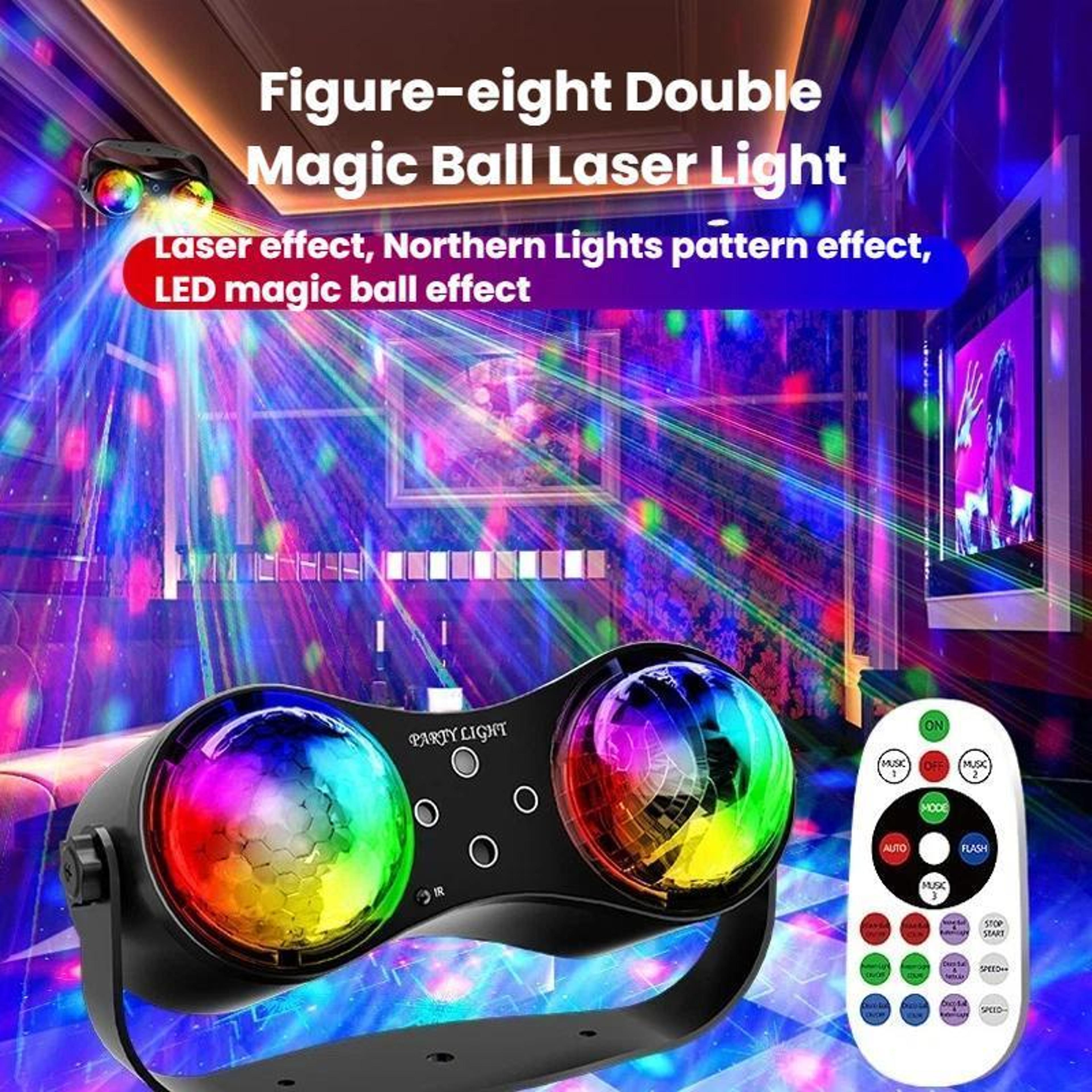 Remote Control LED Stage Light With 7Color Rotating Disco Ball For Parties  Home Atmosphere 1