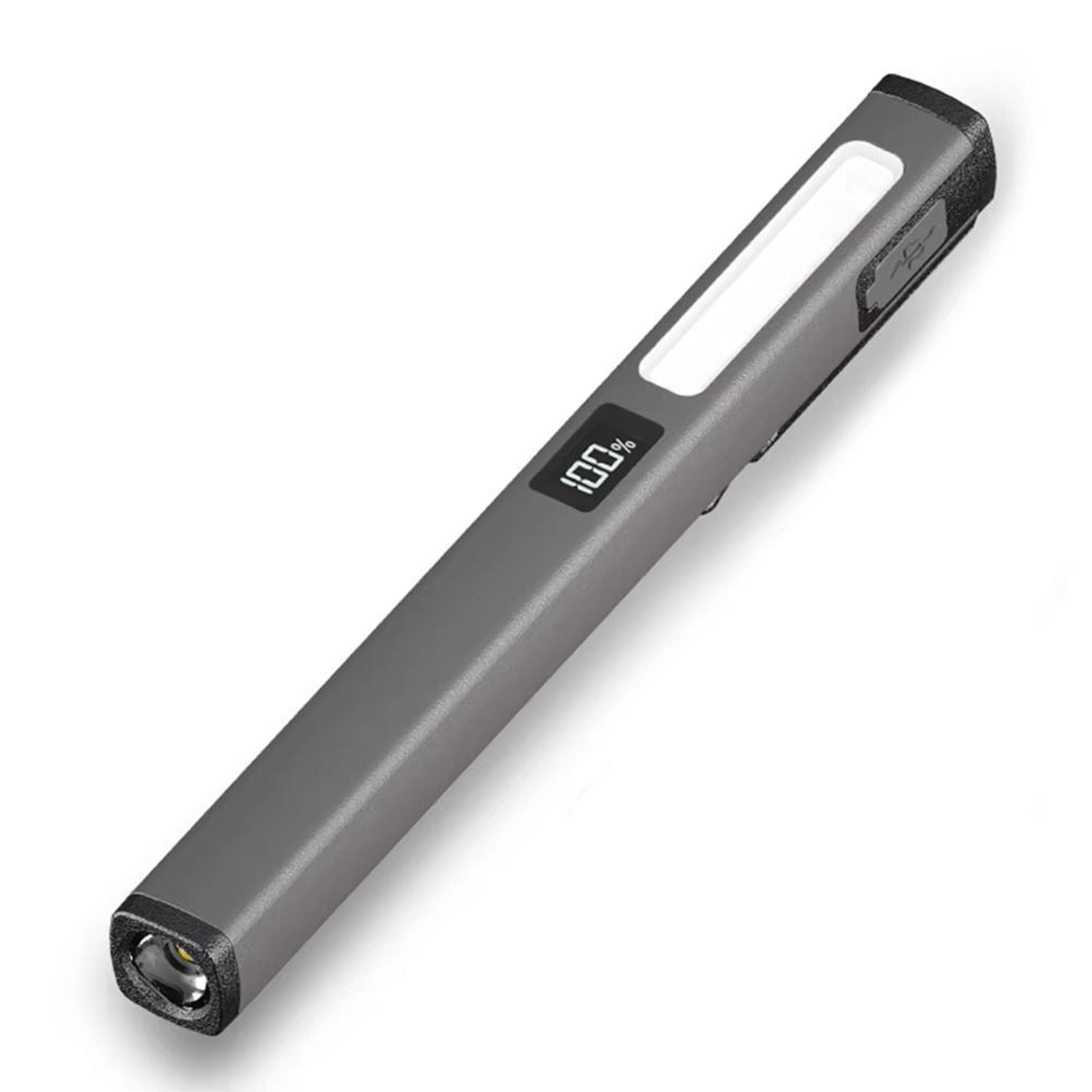 Magnetic Work Light USB Rechargeable Flashlight With Clip And Multi Mode LED For Repairs 12