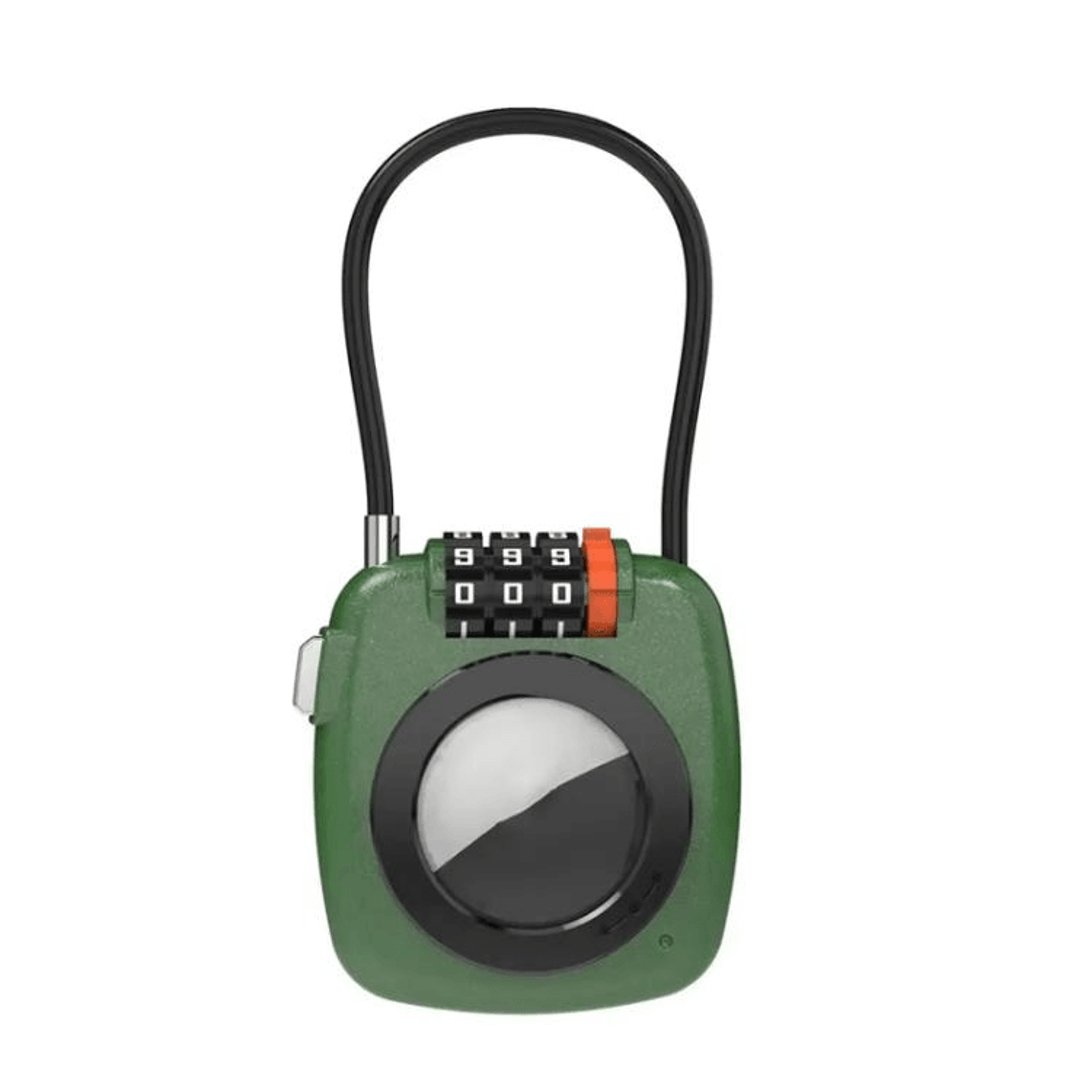 SecureTrack AirTag Lock Holder With Cable 3 Digit Combination Anti Theft Case 10