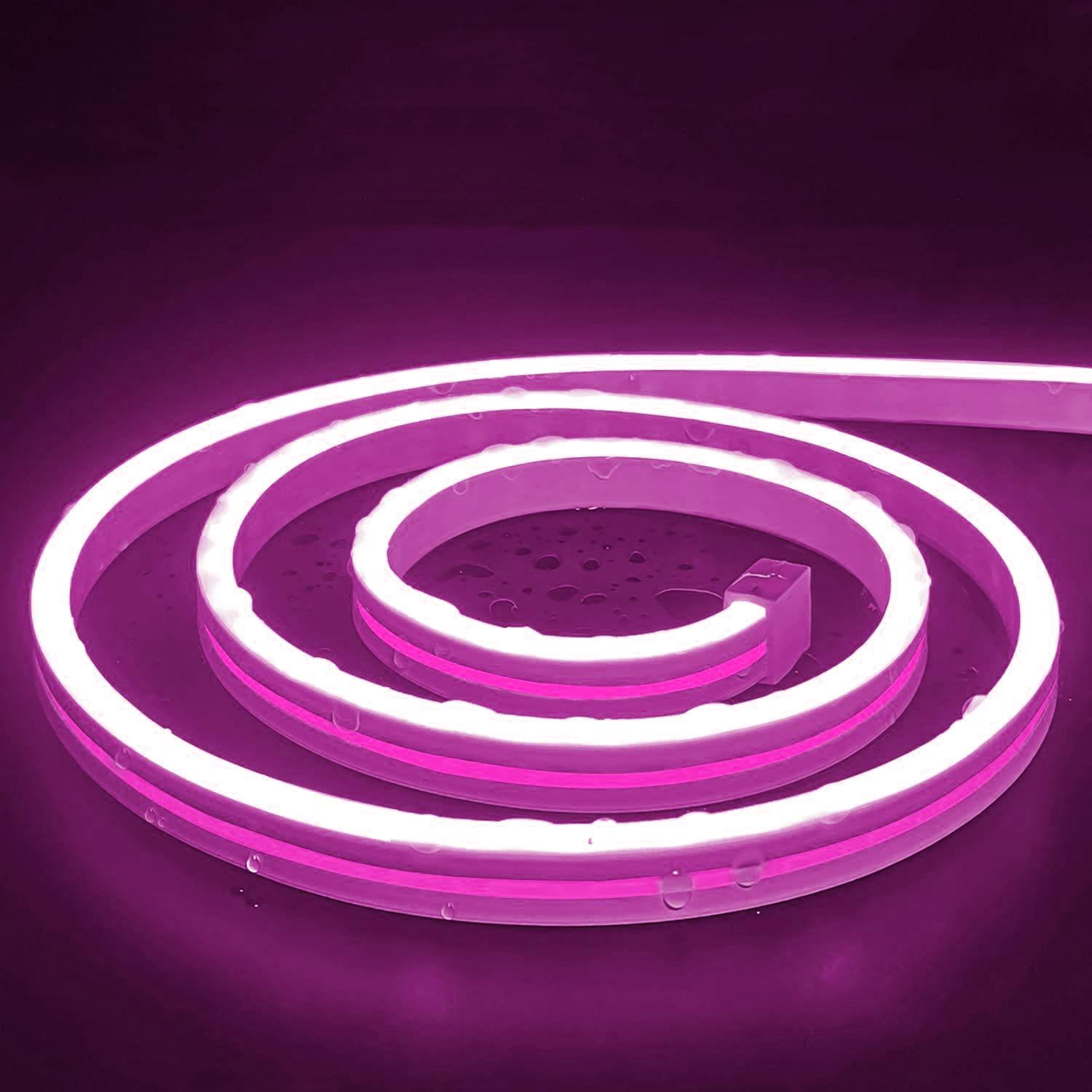 USB Powered Flexible Neon LED Light Strip 2m Waterproof Silicone Ambient Lighting 11