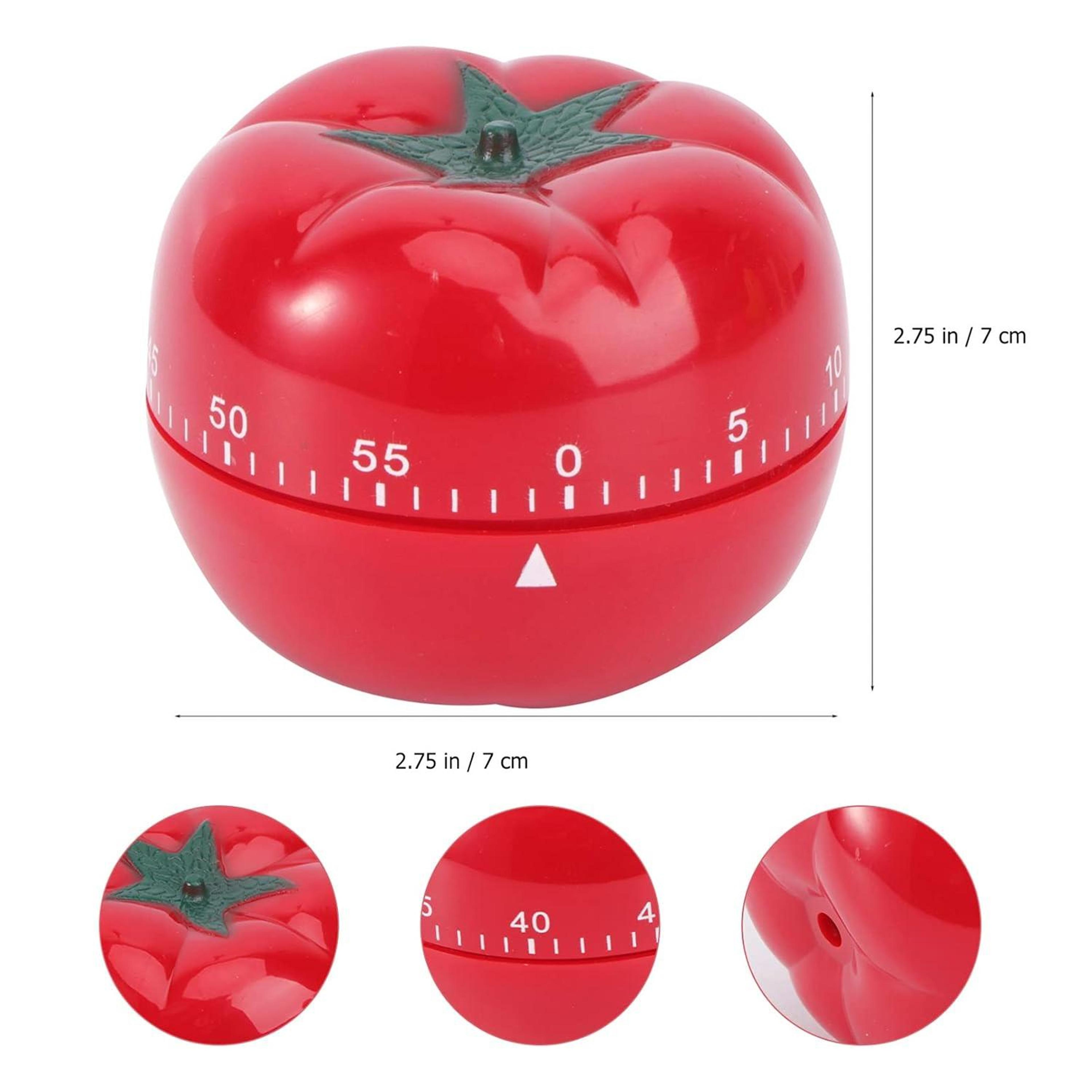 Cute Tomato Kitchen Timer Mechanical Cooking Timer Alarm For Baking  Study Focus 1
