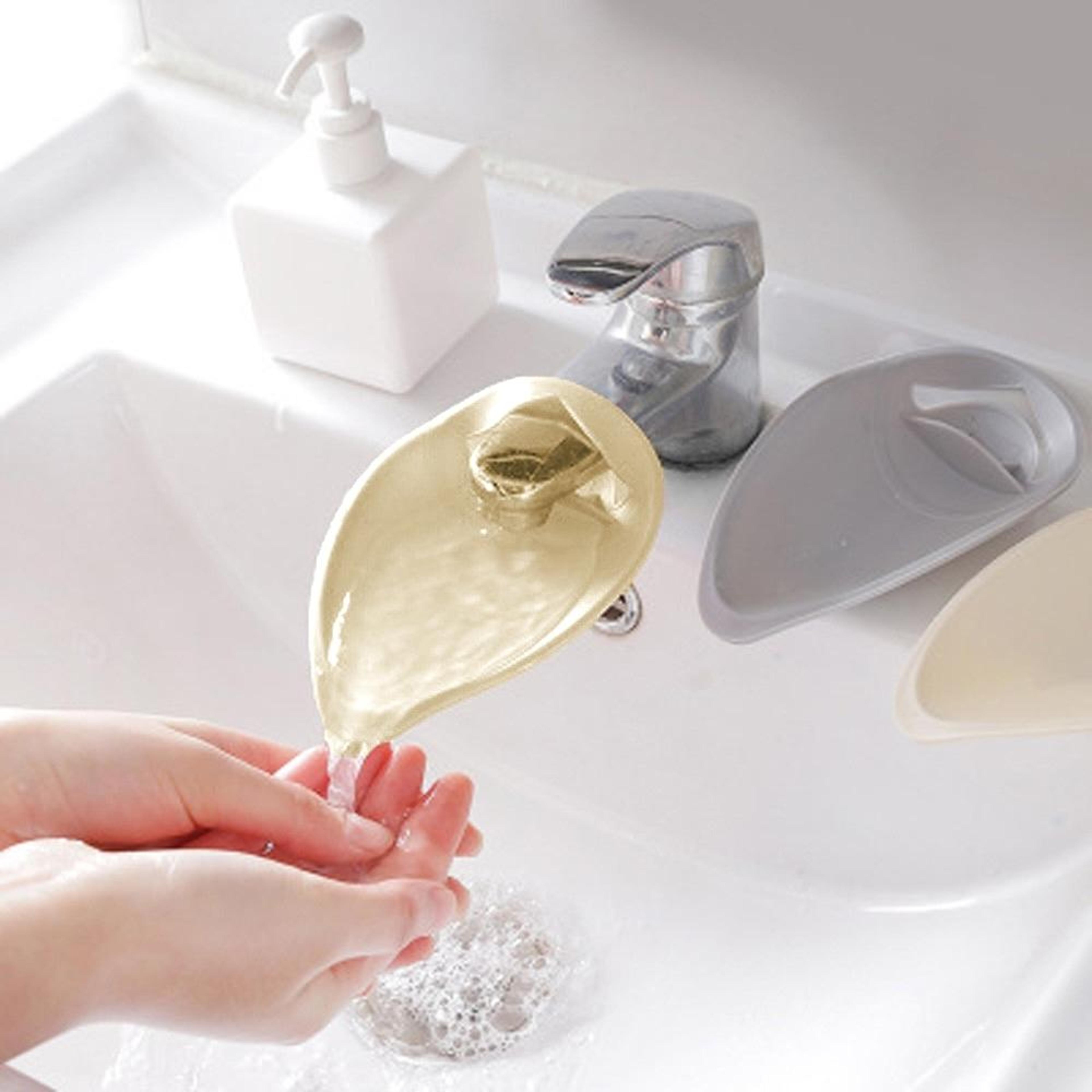 Kids Faucet Extender For Sink Soft Silicone Toddler Hand Washing Aid 7