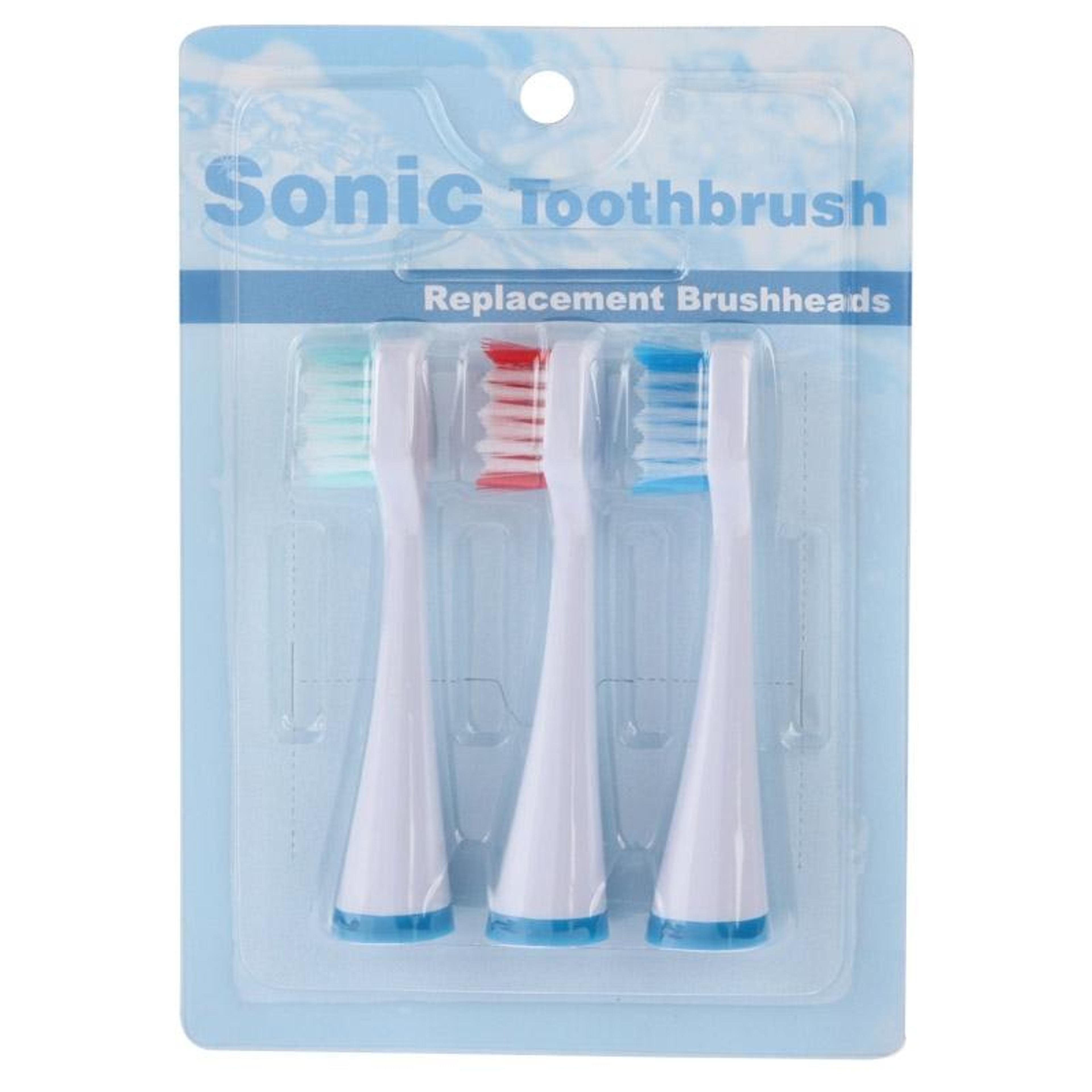 Sonic Electric Toothbrush Replacement Heads 3pcs For Deep Oral Care 3