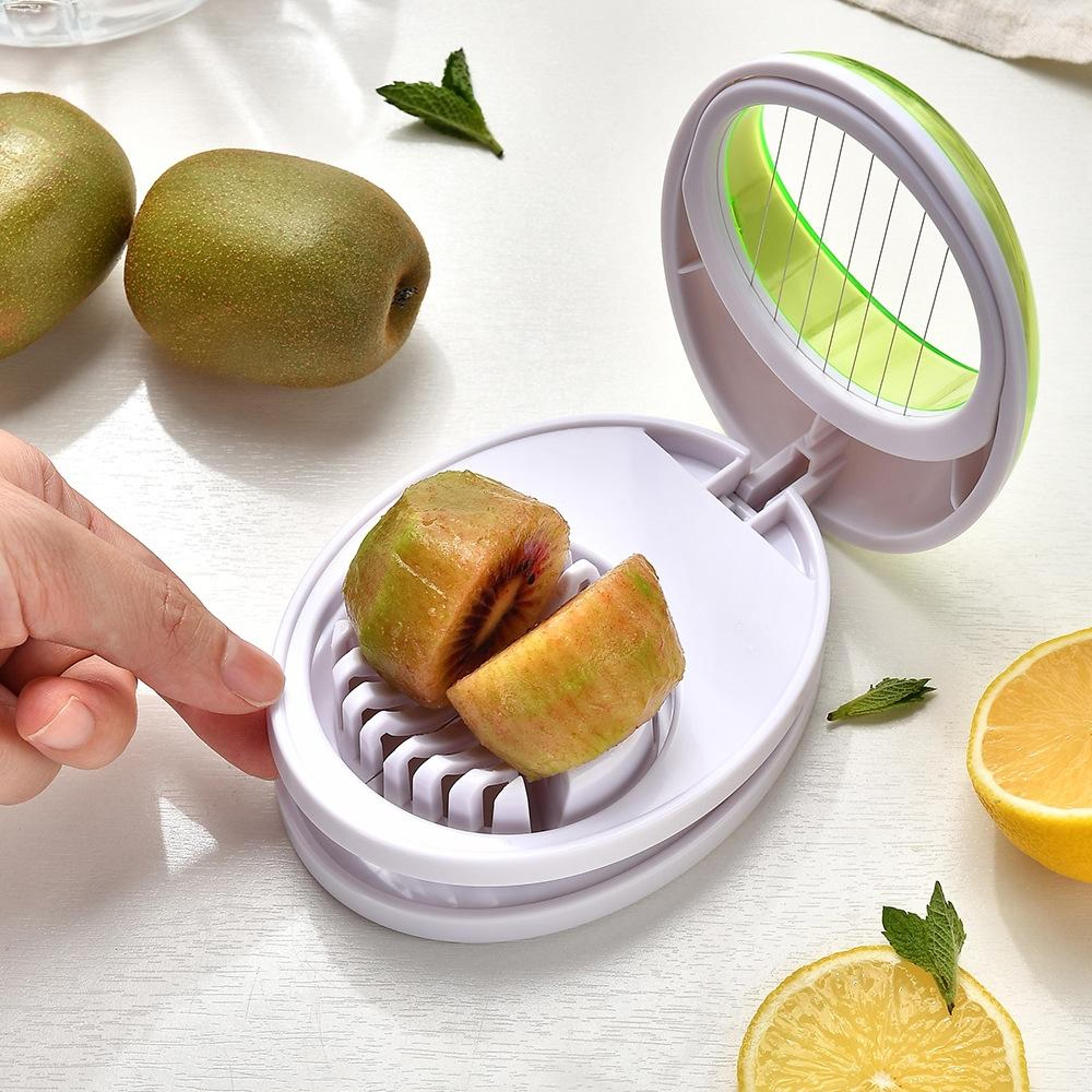3in1 Egg Slicer  Soft Fruit Cutter For Strawberries Bananas And Mushrooms 5