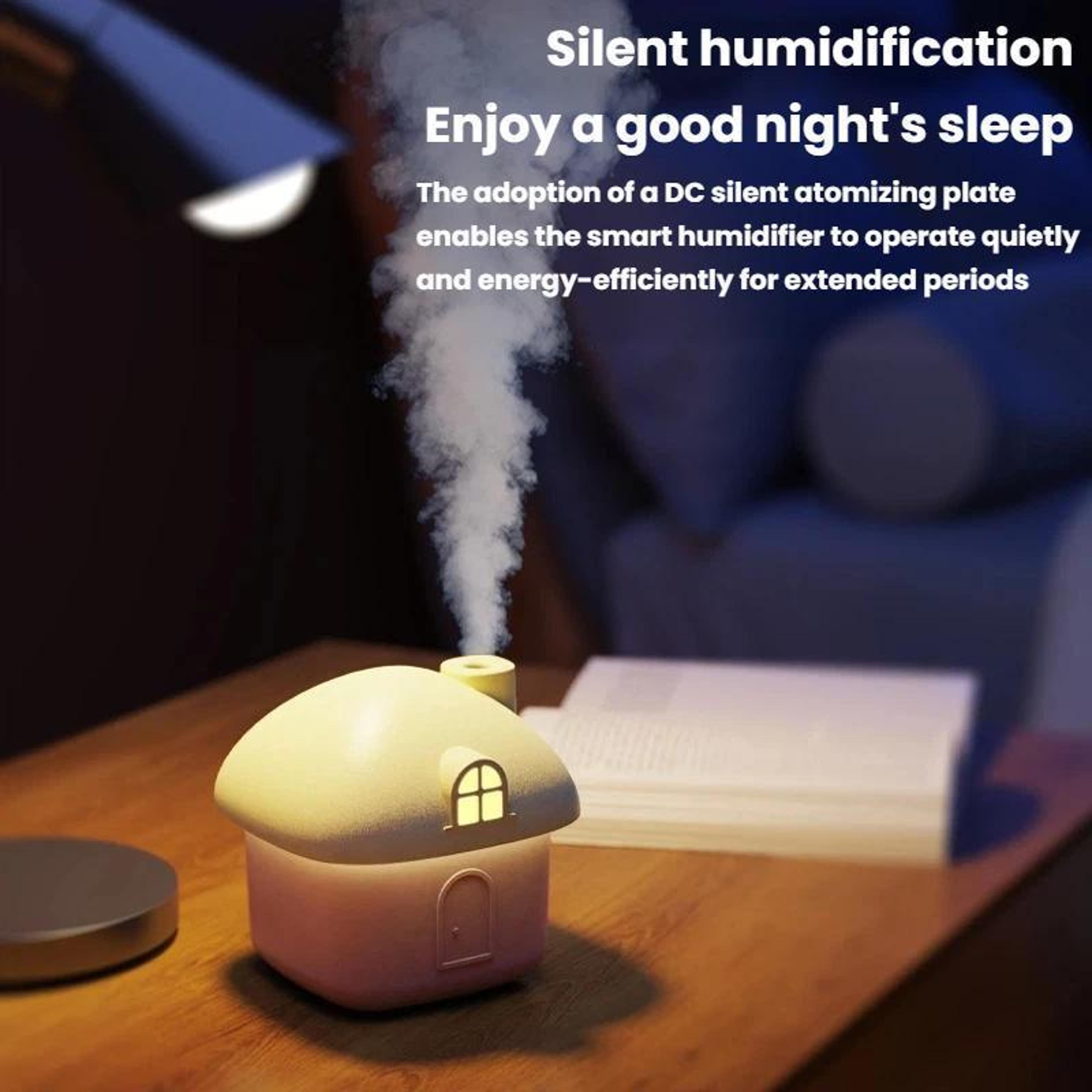 Cozy House Mini Humidifier With LED Night Light USB Silent Humidifier 9