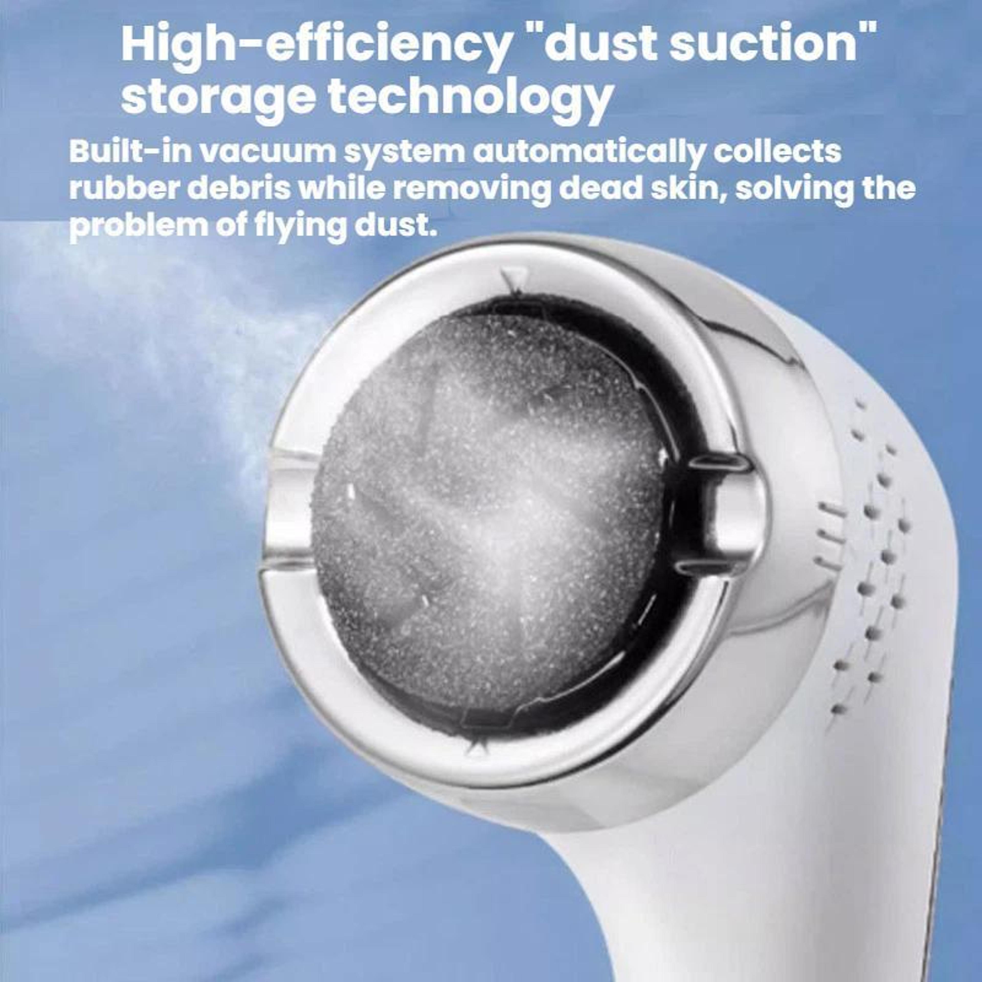 Smart Vacuum Electric Foot File With LCD Display  Waterproof Callus Remover 9