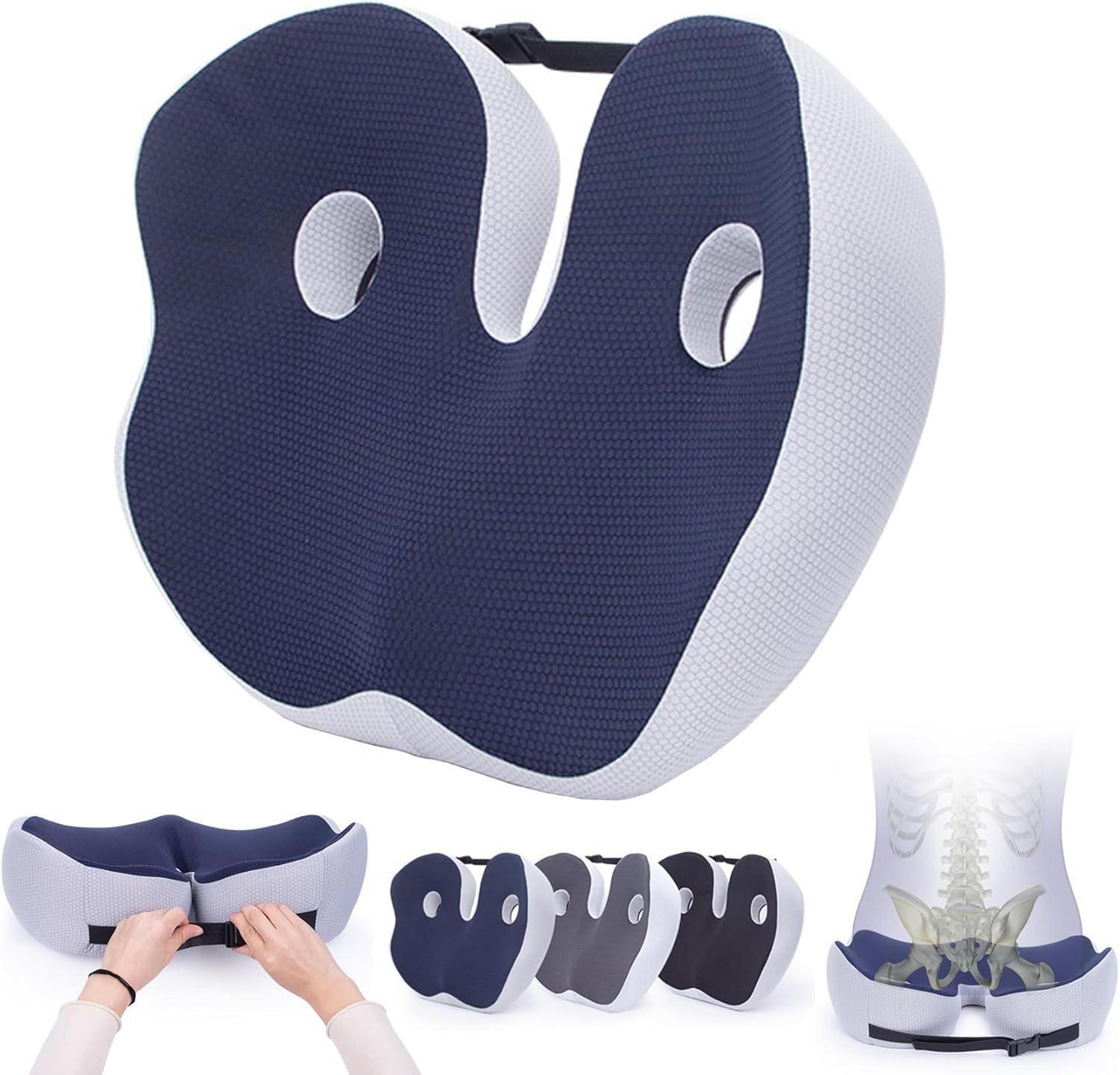 Orthopedic Memory Foam Seat Cushion For Sciatica Relief And Long Sitting Comfort 1