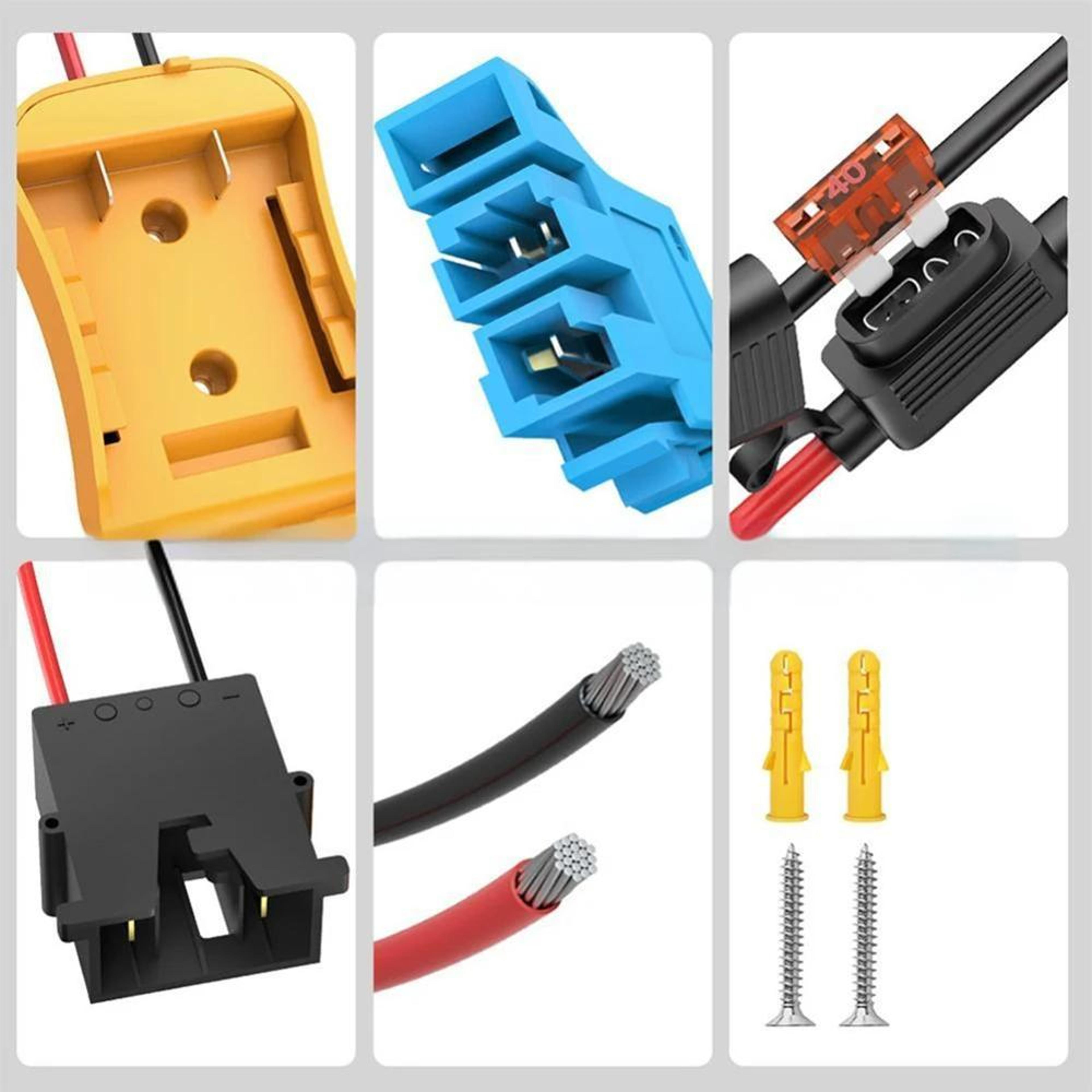 Battery Adapter With UPS Harness Connector For Power Wheels  DIY Projects 3