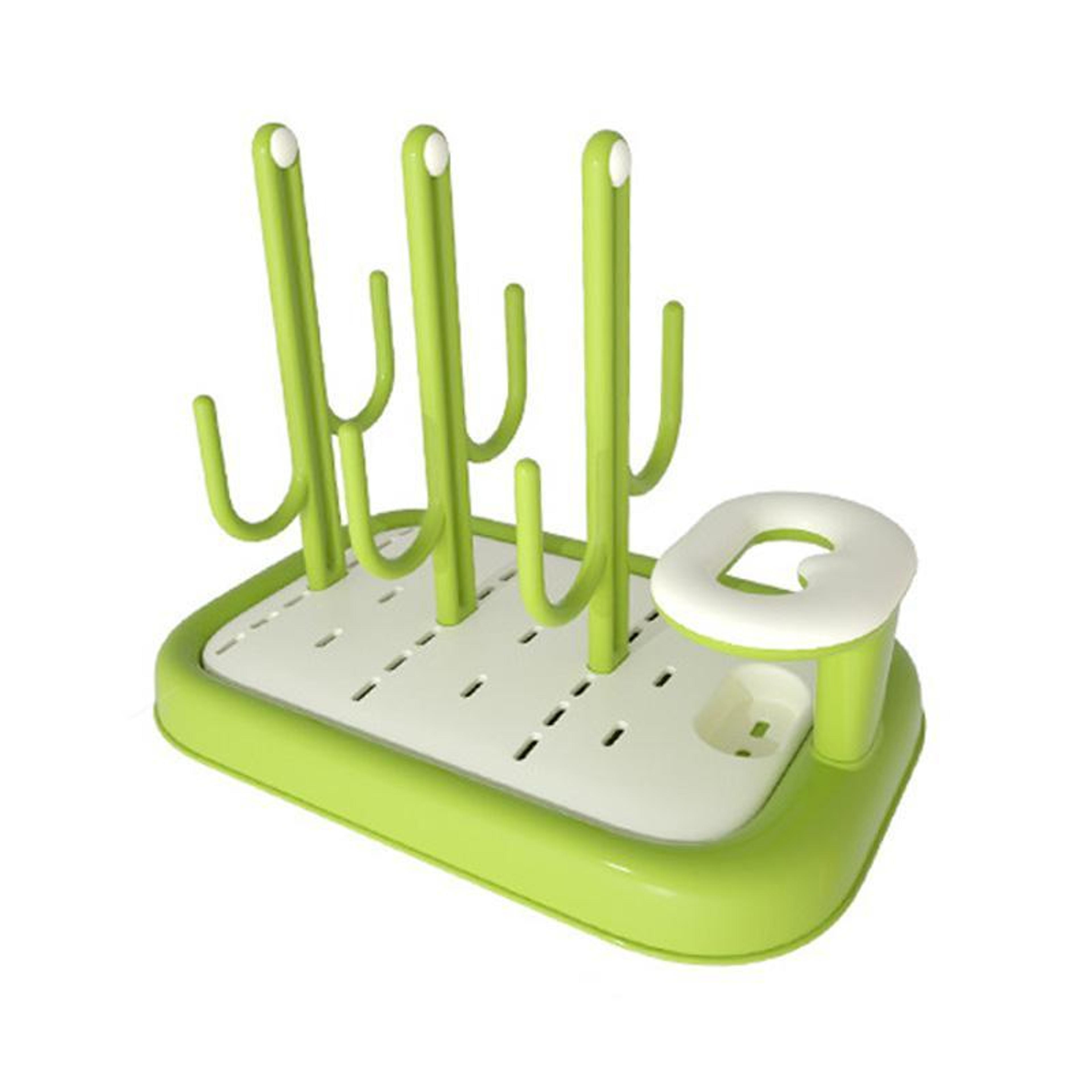 Baby Bottle Drying Rack With Brush Holder And Fast Drain Tray For Bottles  Nipples 0