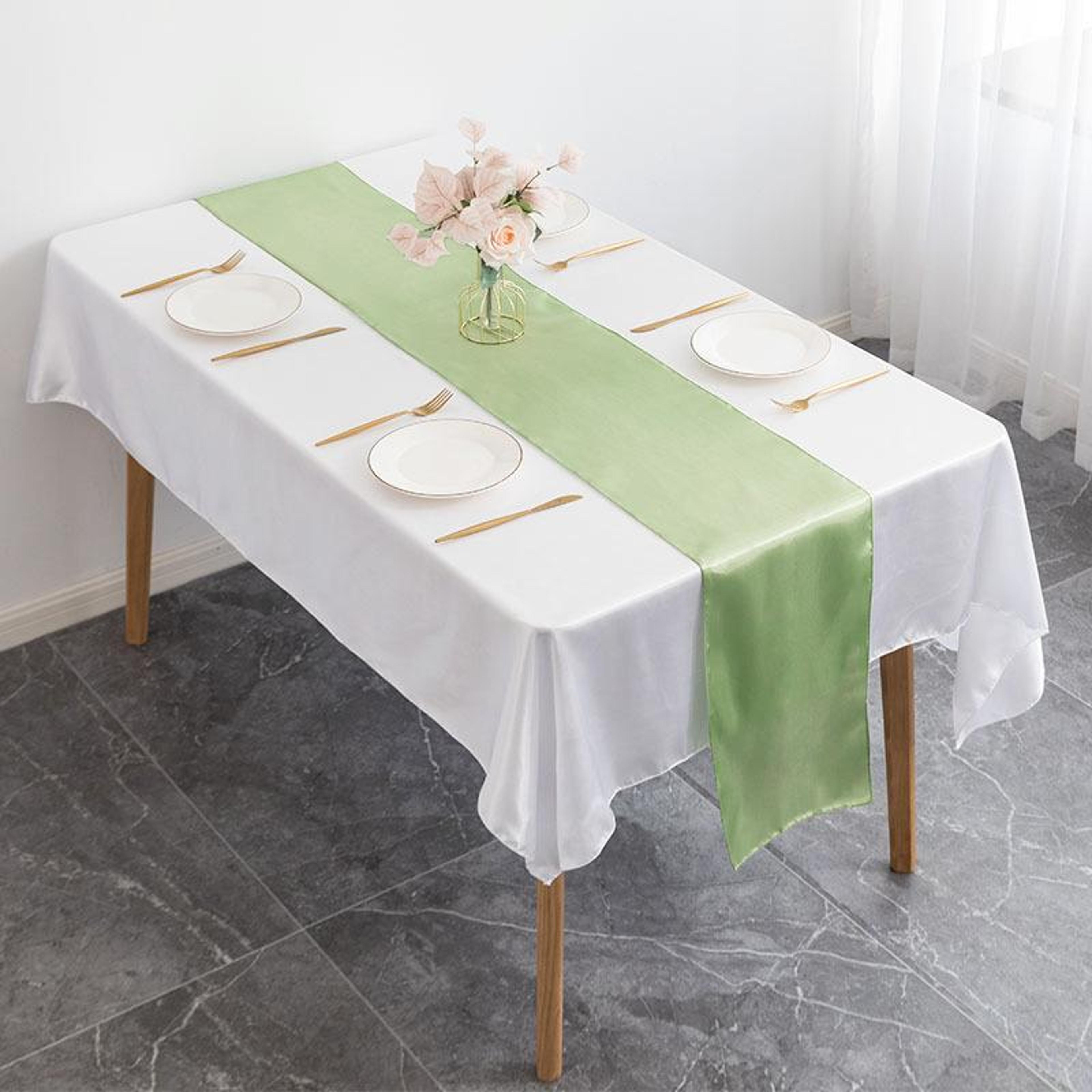 Luxury Satin Table Runner For Weddings Parties  Elegant Dining Decor 9