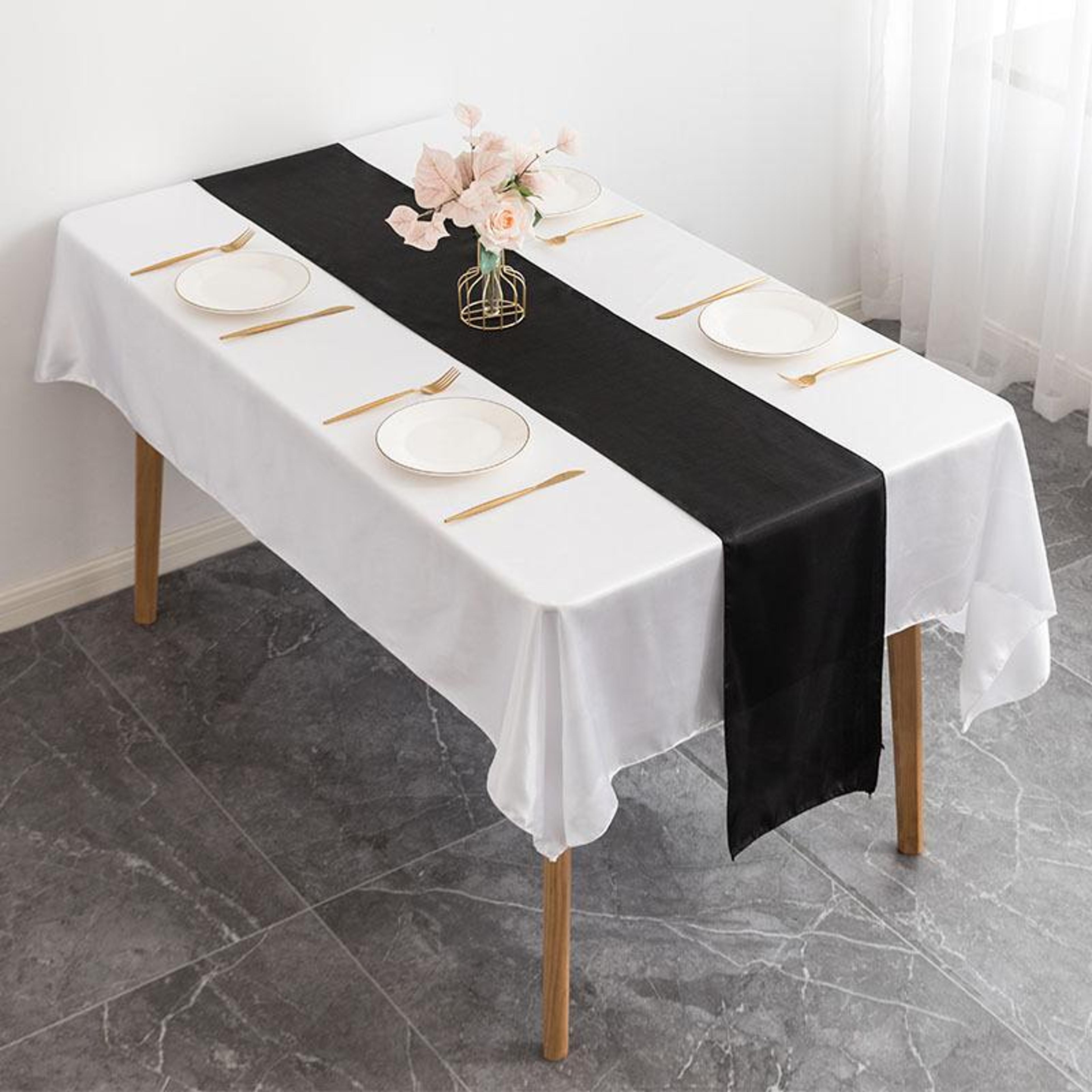 Luxury Satin Table Runner For Weddings Parties  Elegant Dining Decor 10