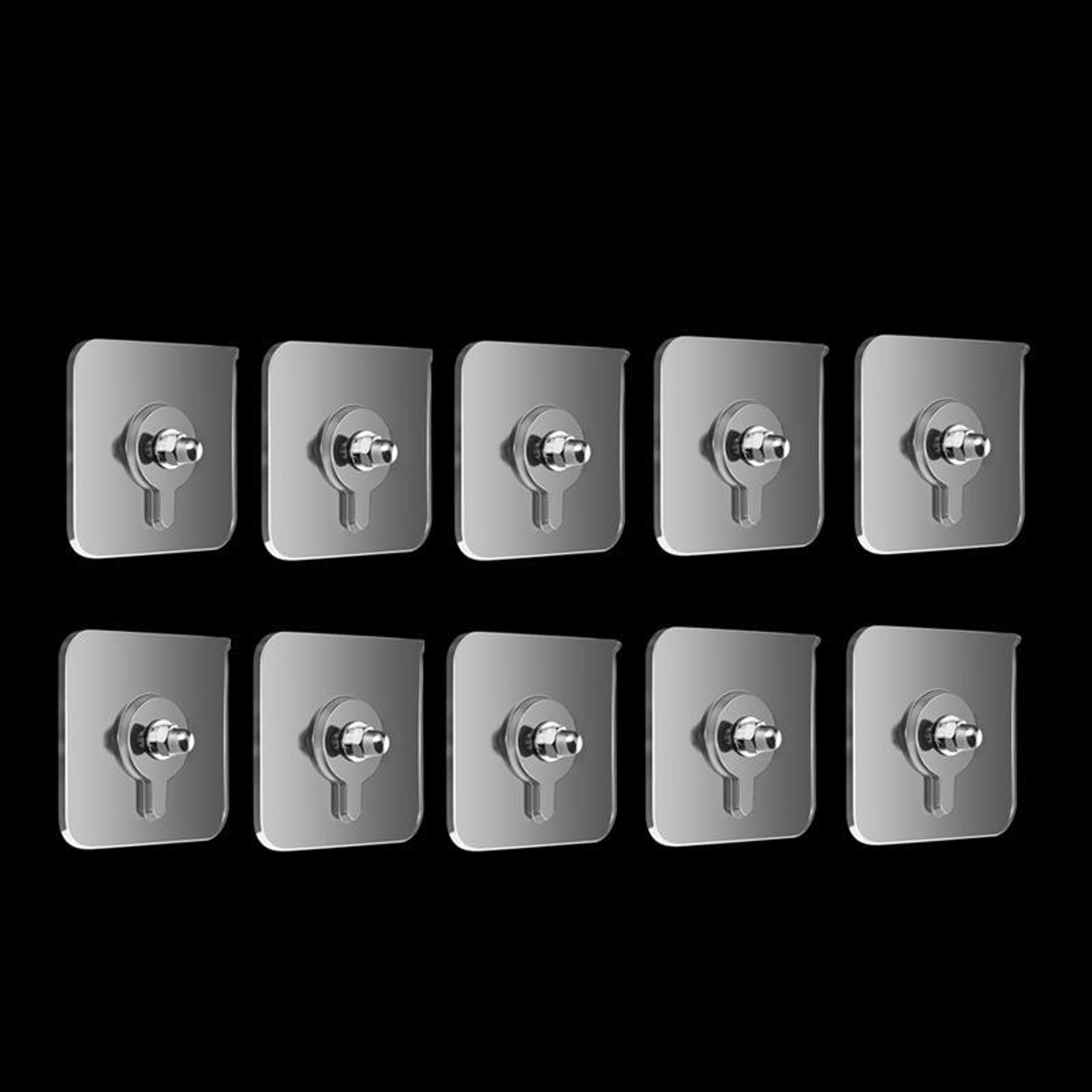 Transparent Heavy Duty Adhesive Wall Hooks For Frames  Home Storage 6