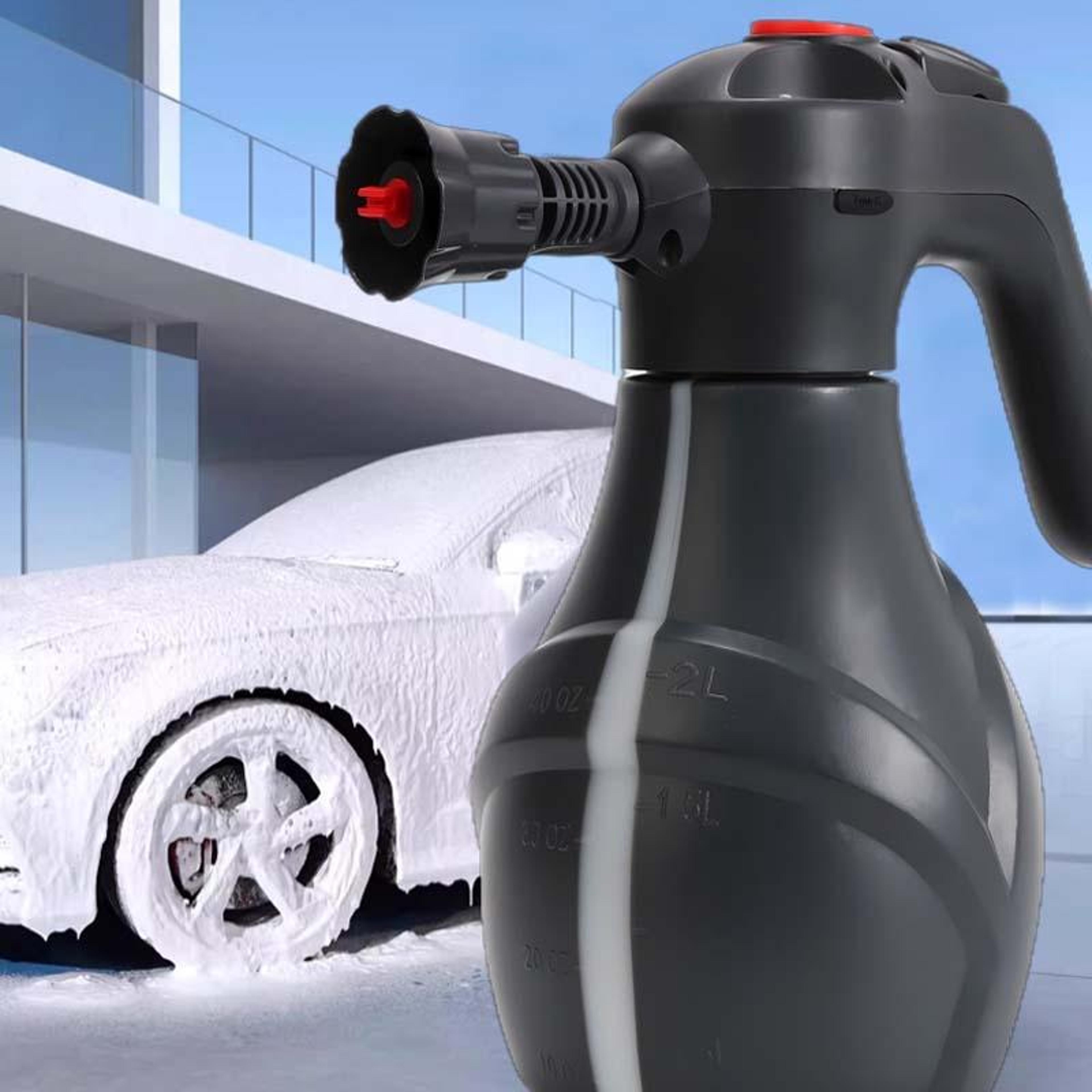 aquajet cordless foam sprayer pressure washer for cars & garden cleaning