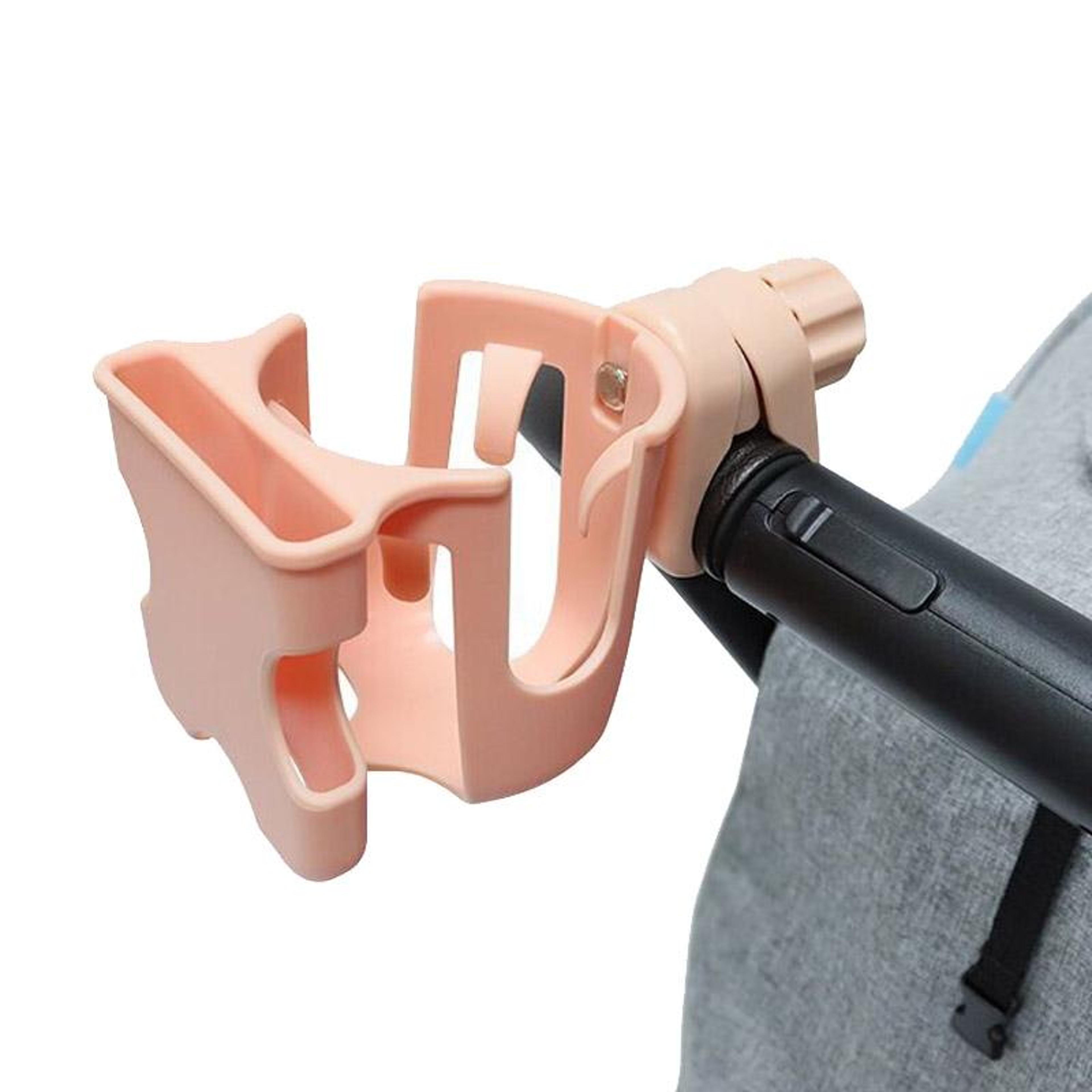 Universal Adjustable Stroller Cup  Phone Holder Accessory With Bottle Rack 11