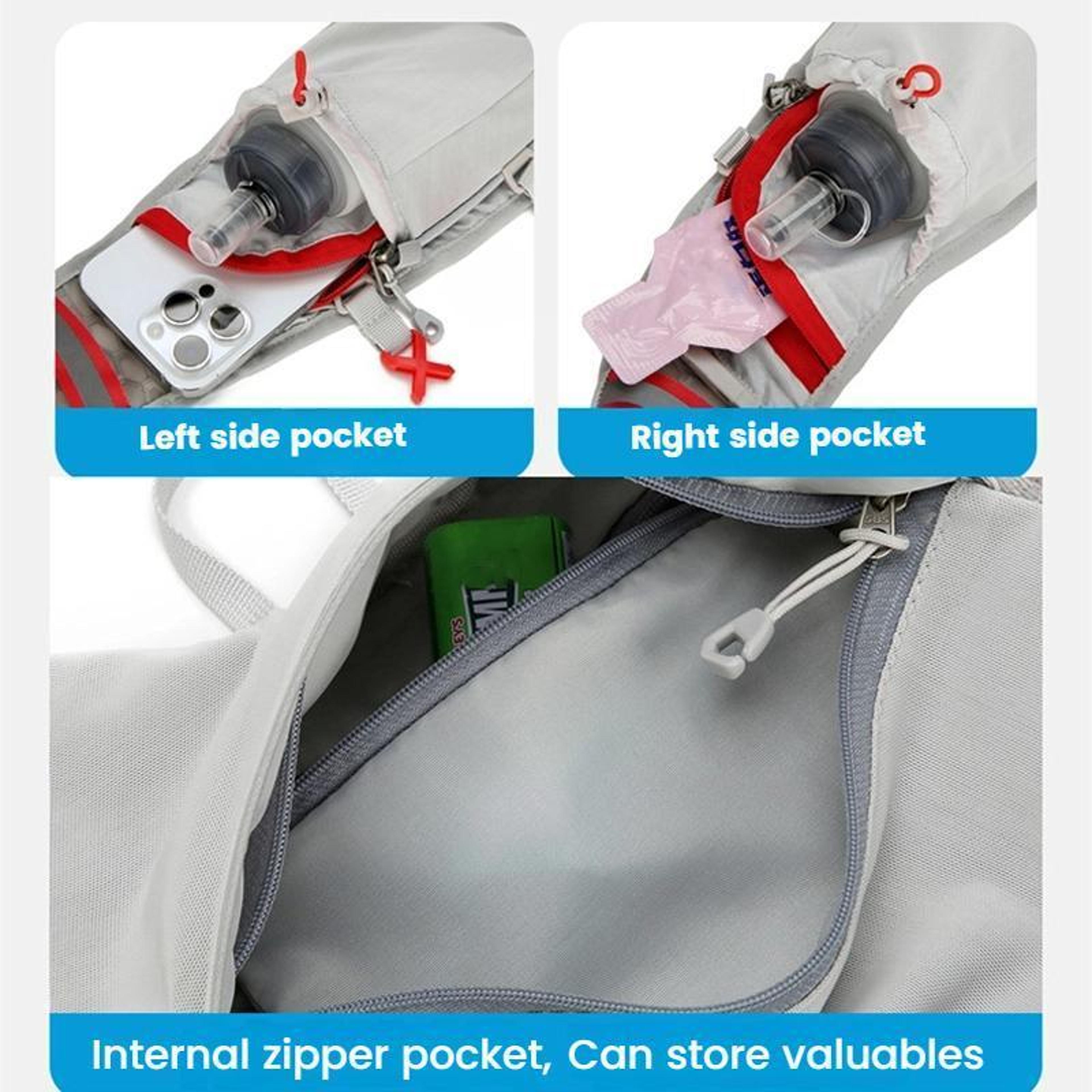 Lightweight Hydration Backpack For Cycling Running  Hiking With Breathable Reflective Design 10