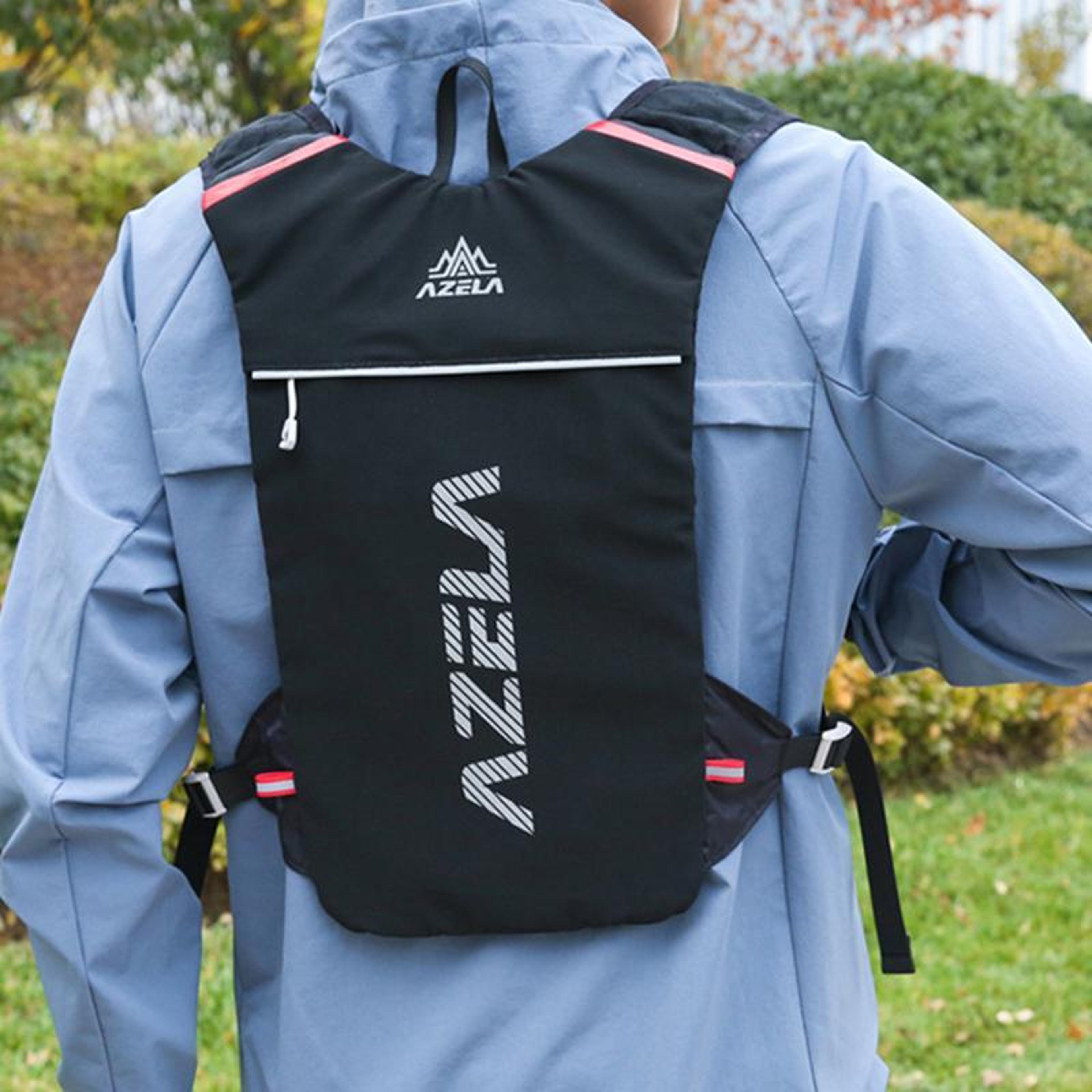 Lightweight Hydration Backpack For Cycling Running  Hiking With Breathable Reflective Design 2