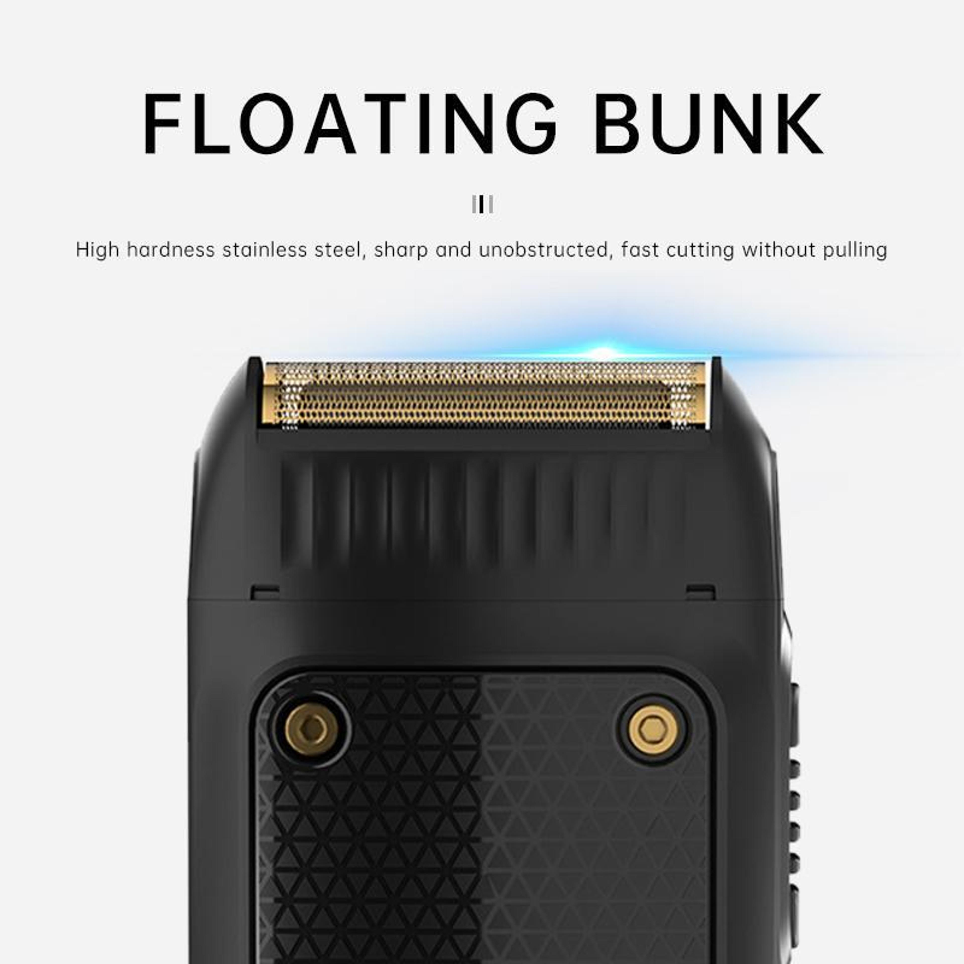 Portable Electric Shaver With Floating Cutter Head For Smooth Wet  Dry Grooming 3