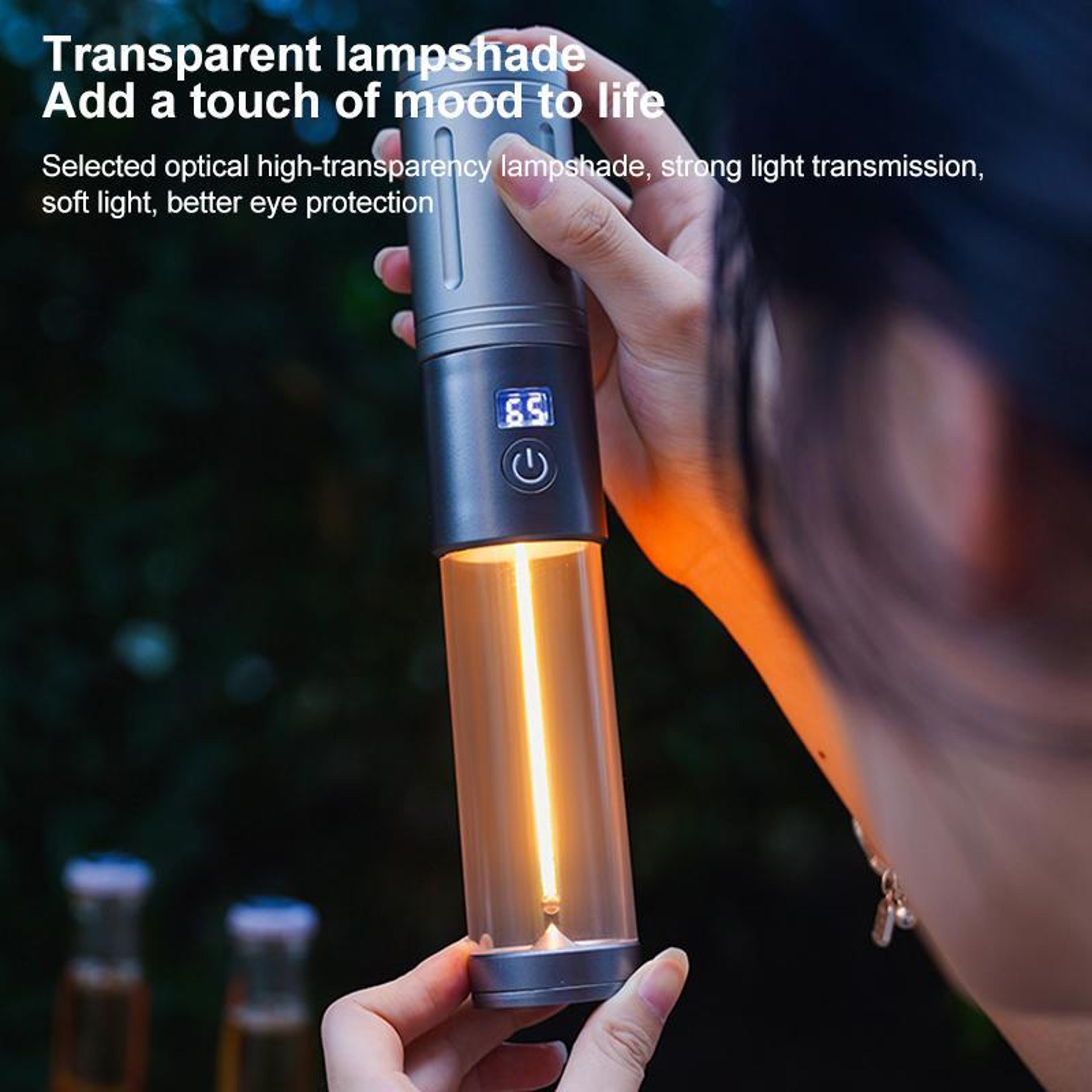 Rechargeable LED Camping Flashlight Lantern With Power Bank  Emergency Light 5