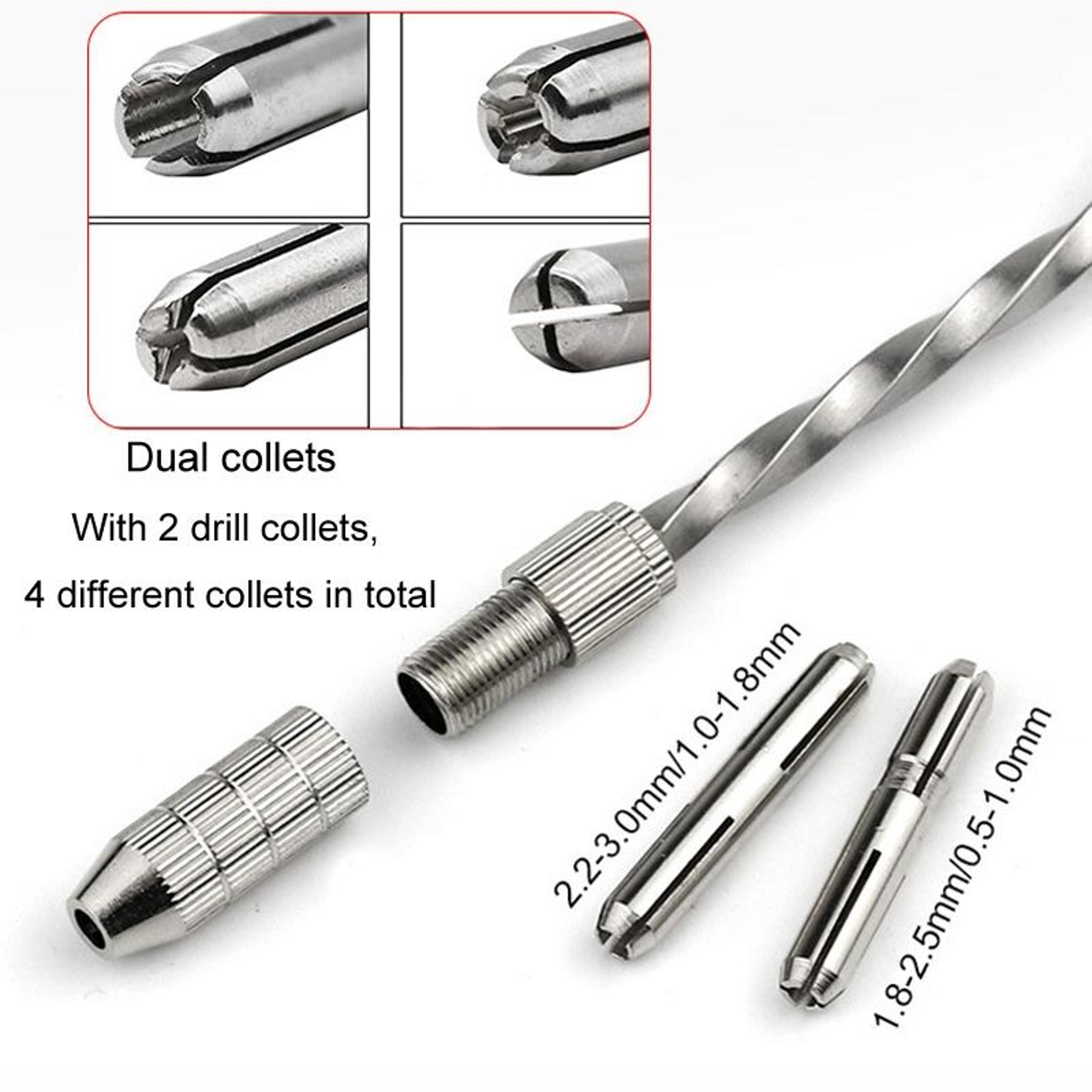 Precision Mini Hand Drill For Crafts Jewelry Making  Jade Hole Punching 2