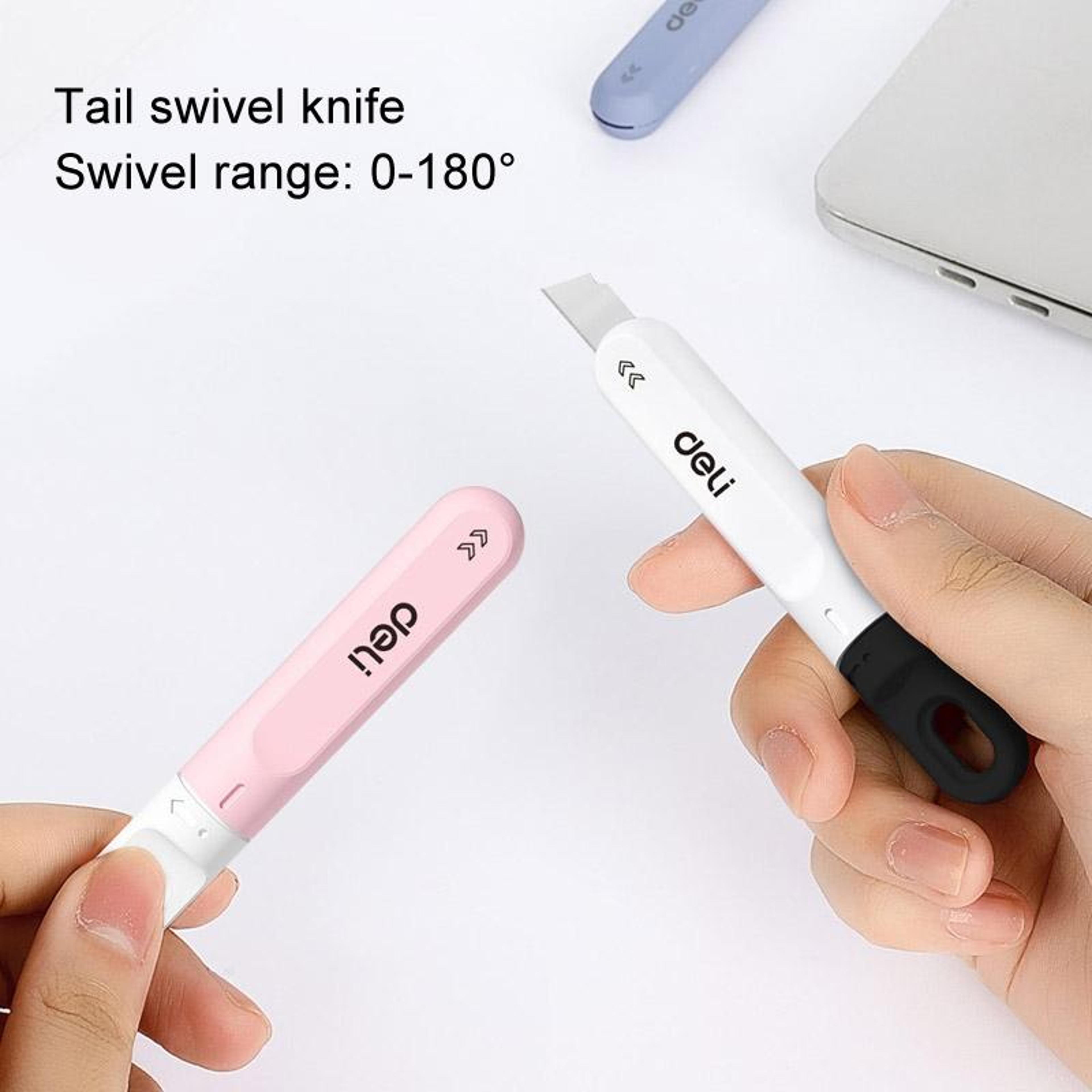 Portable Mini Box Cutter With SK5 Blade Adjustable Utility Knife For Packages  Crafts 3