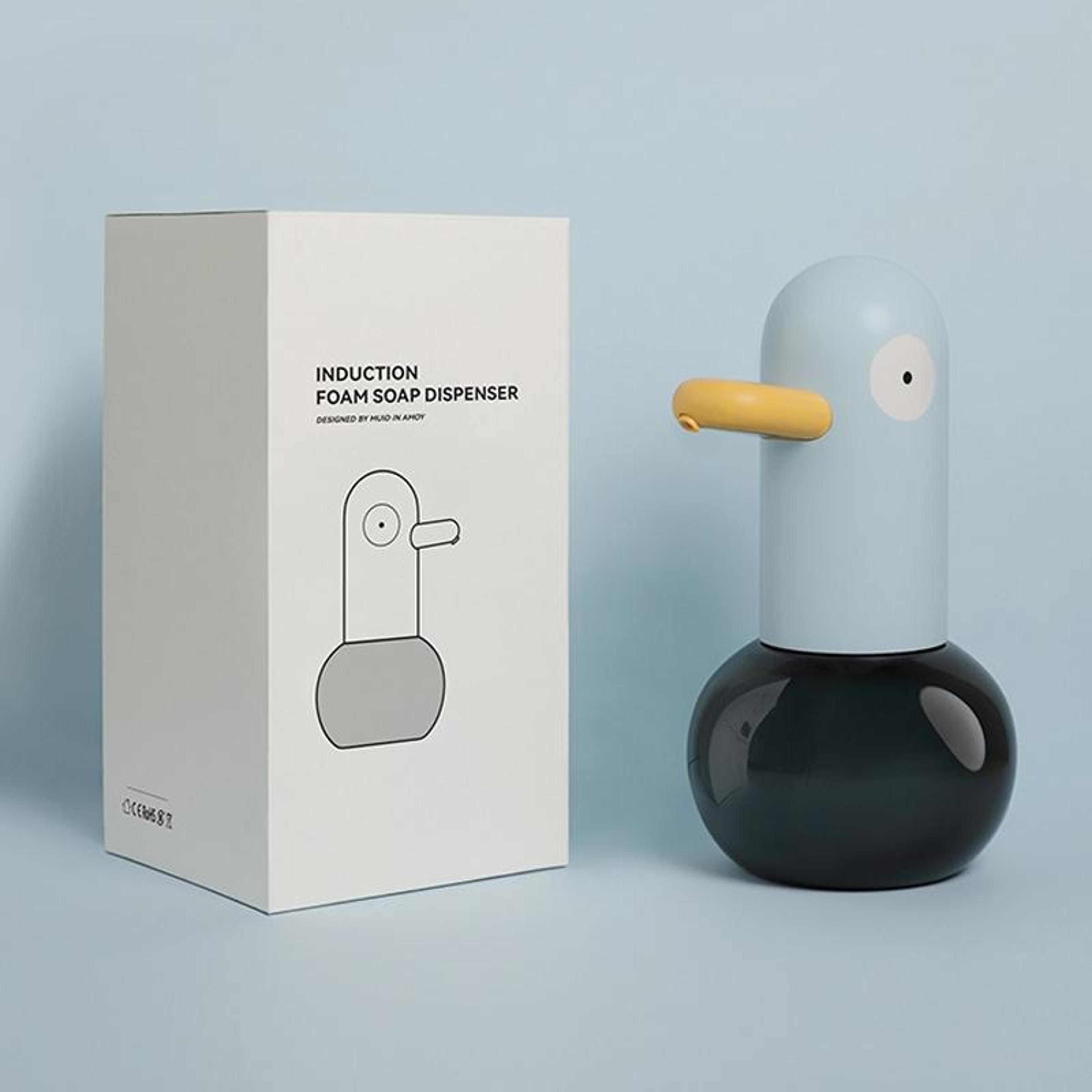 Cute Duck Automatic Foam Soap Dispenser Rechargeable Touchless Hand Washer For Kids  Family 7