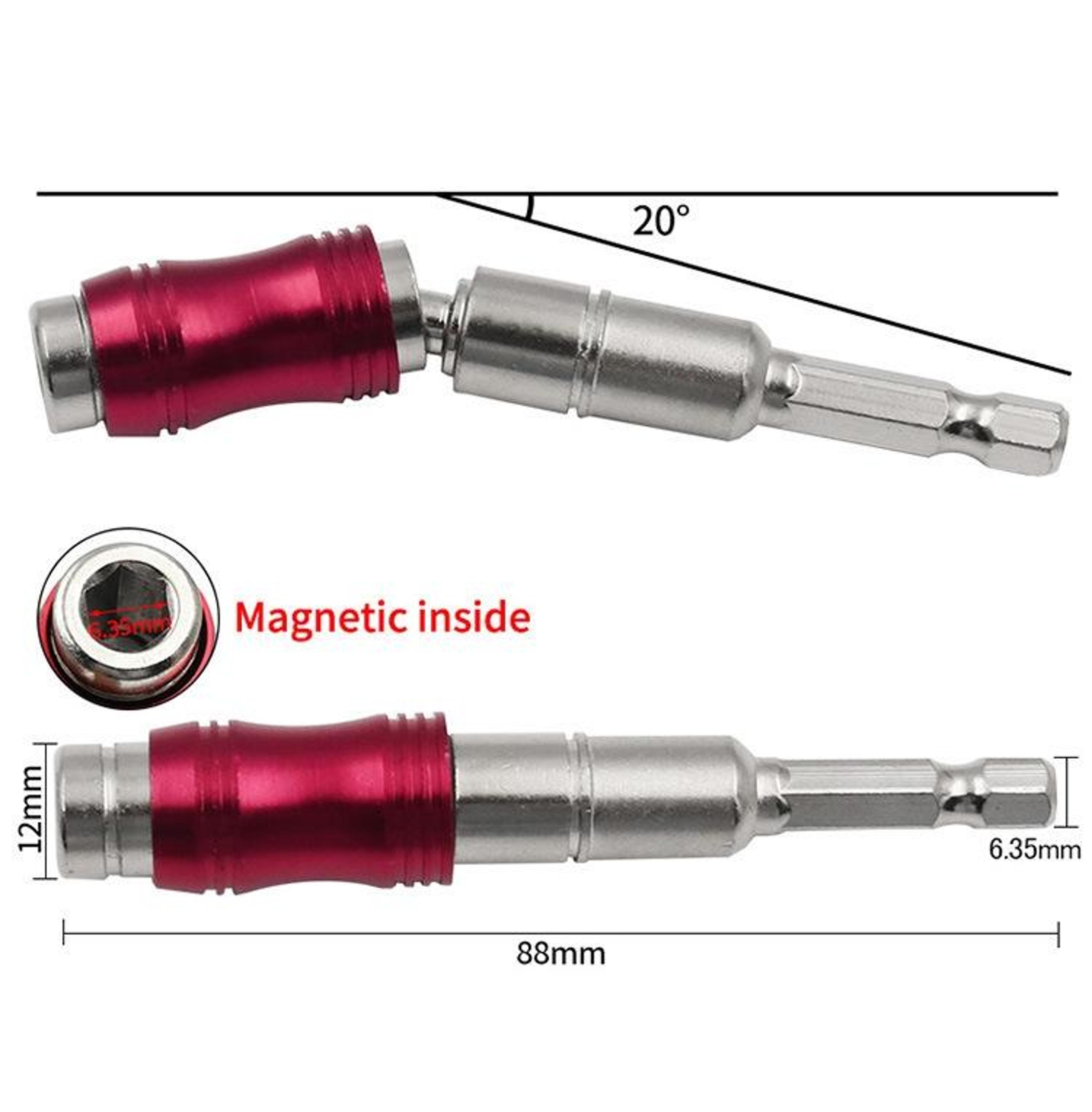 Magnetic Flexible Drill Bit Extension Rod With Quick Release Hex Shank 2