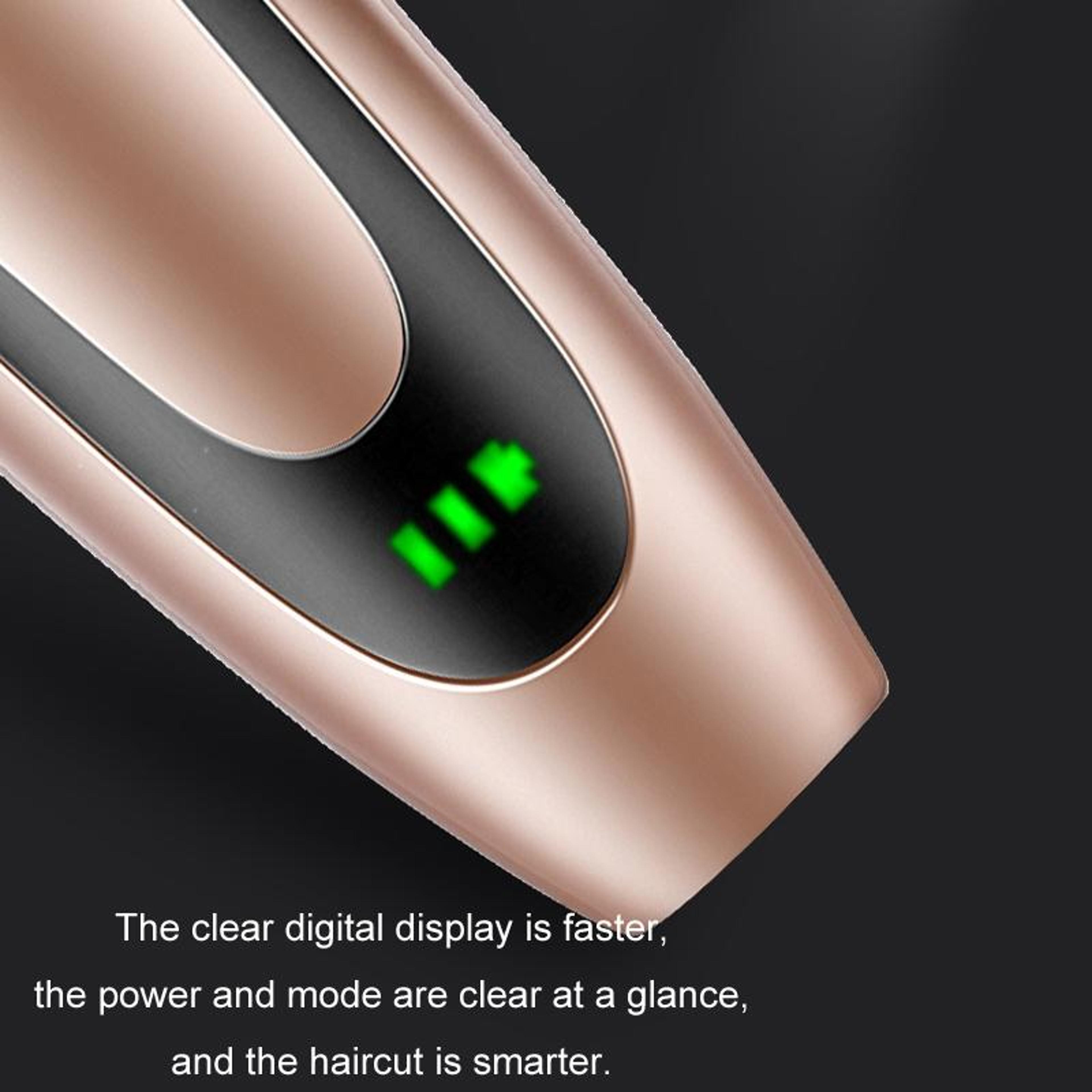 Rechargeable Pet Grooming Clippers With Ceramic Blade  Digital Display 3