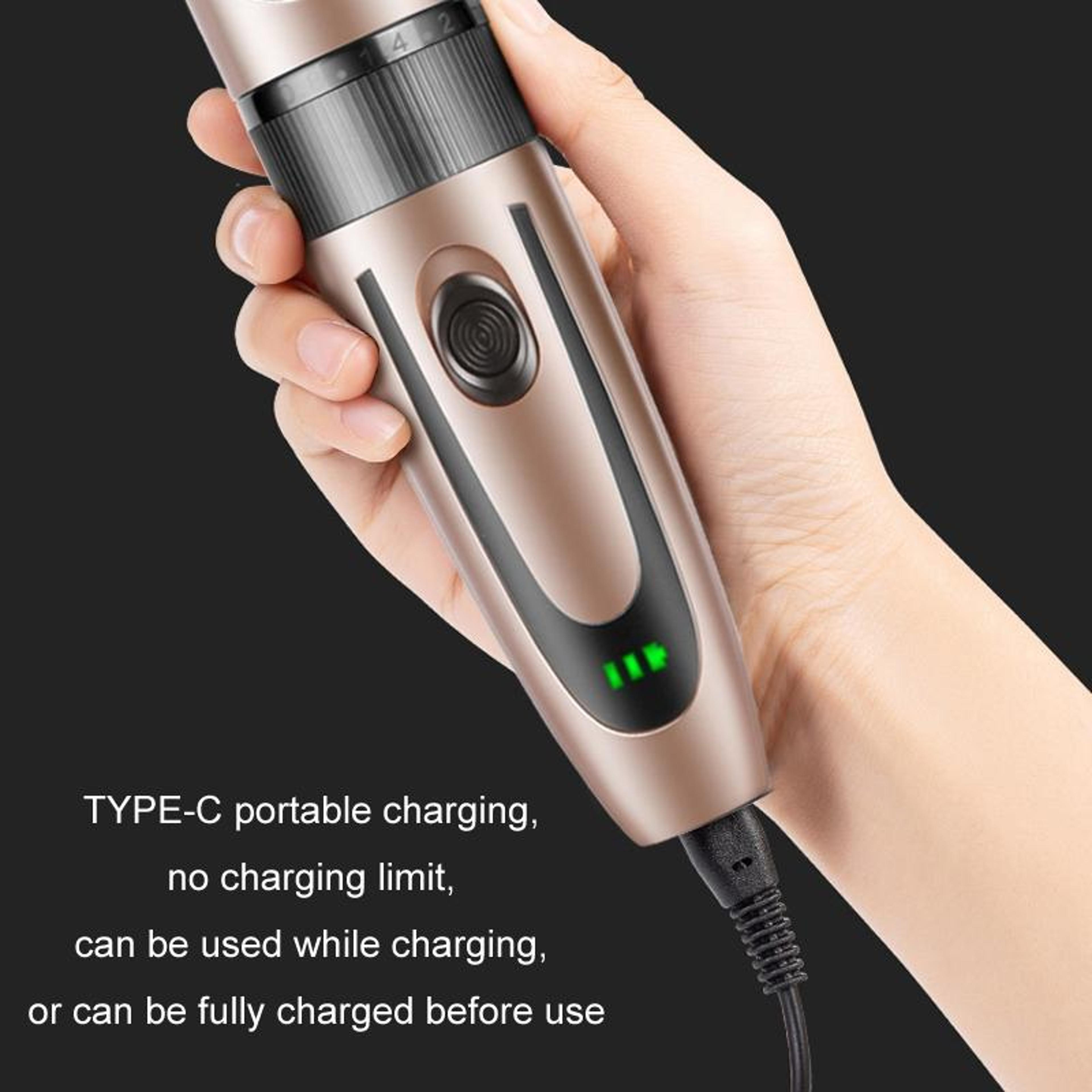 Rechargeable Pet Grooming Clippers With Ceramic Blade  Digital Display 6