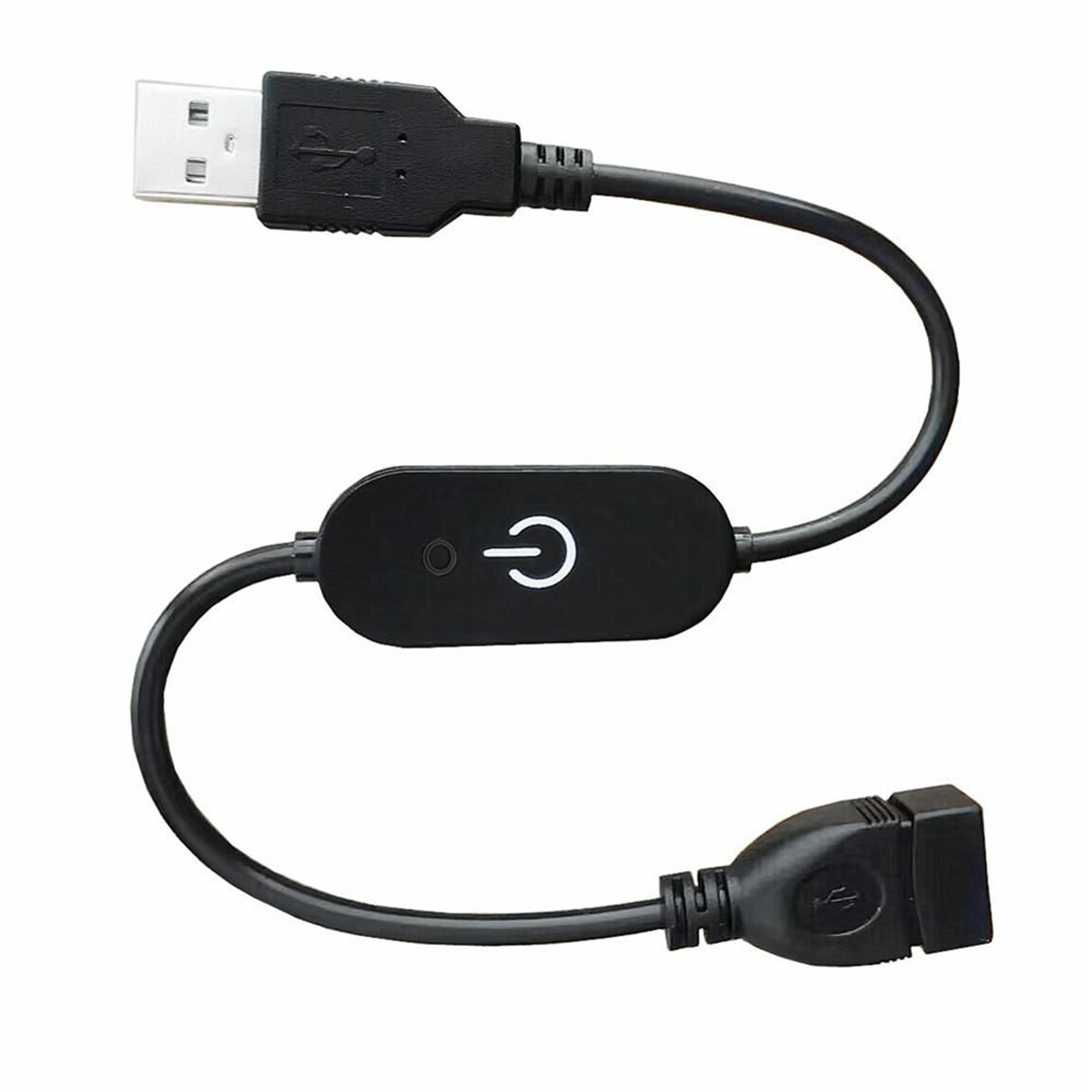 USB LED Touch Dimmer Controller For Single Color Lights Adjustable Brightness 0