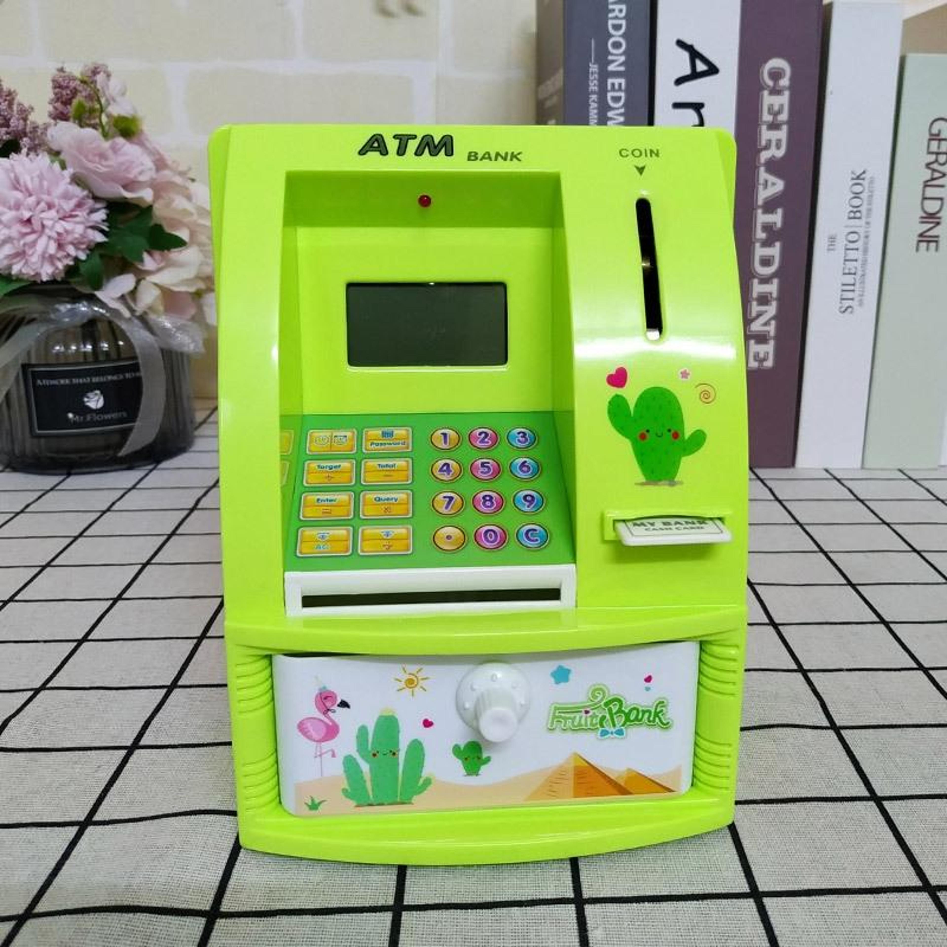 Automatic ATM Coin Saving Jar For Kids Mini Safe Bank 9