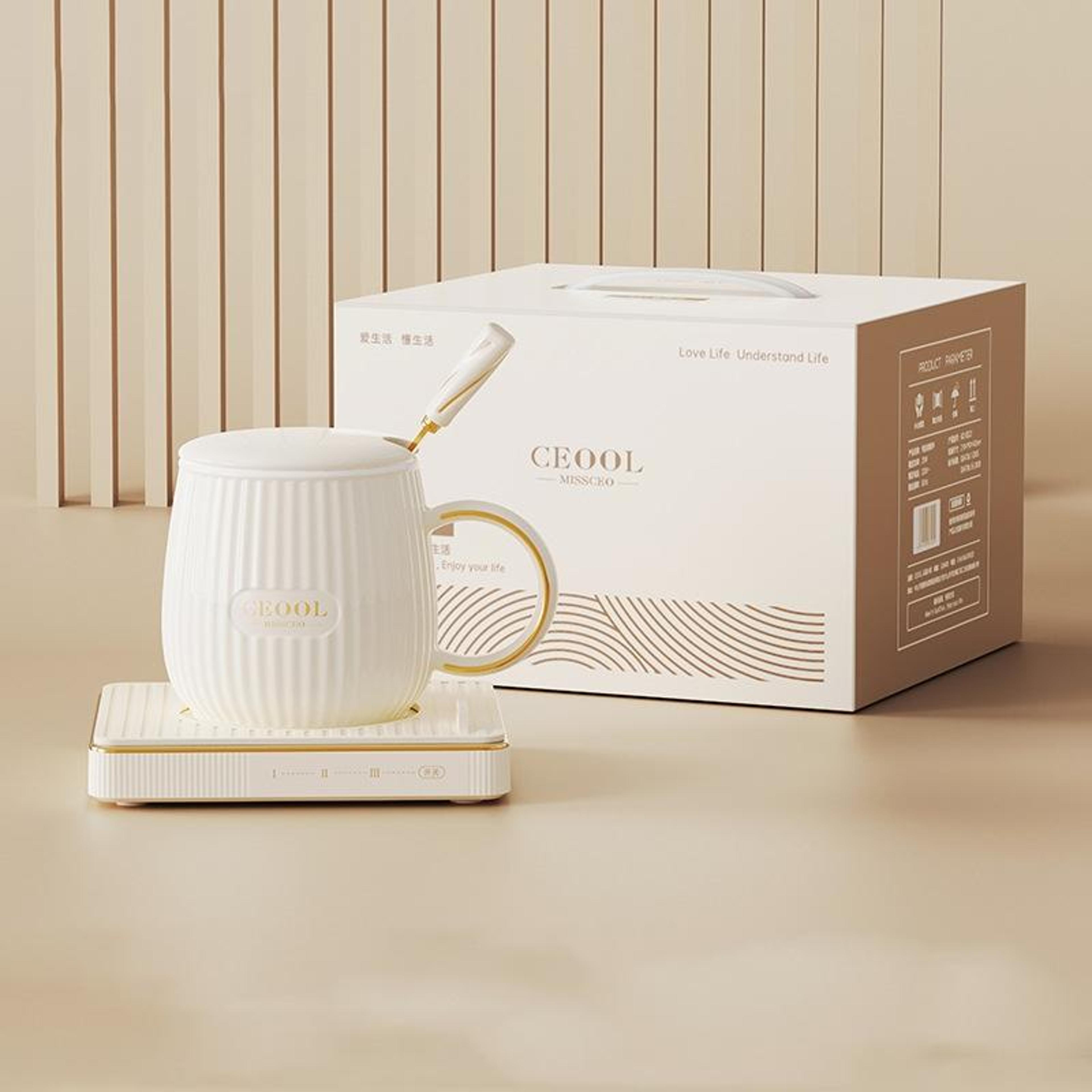 Electric Cup Warmer  Thermostatic Cup Heater Coaster 6
