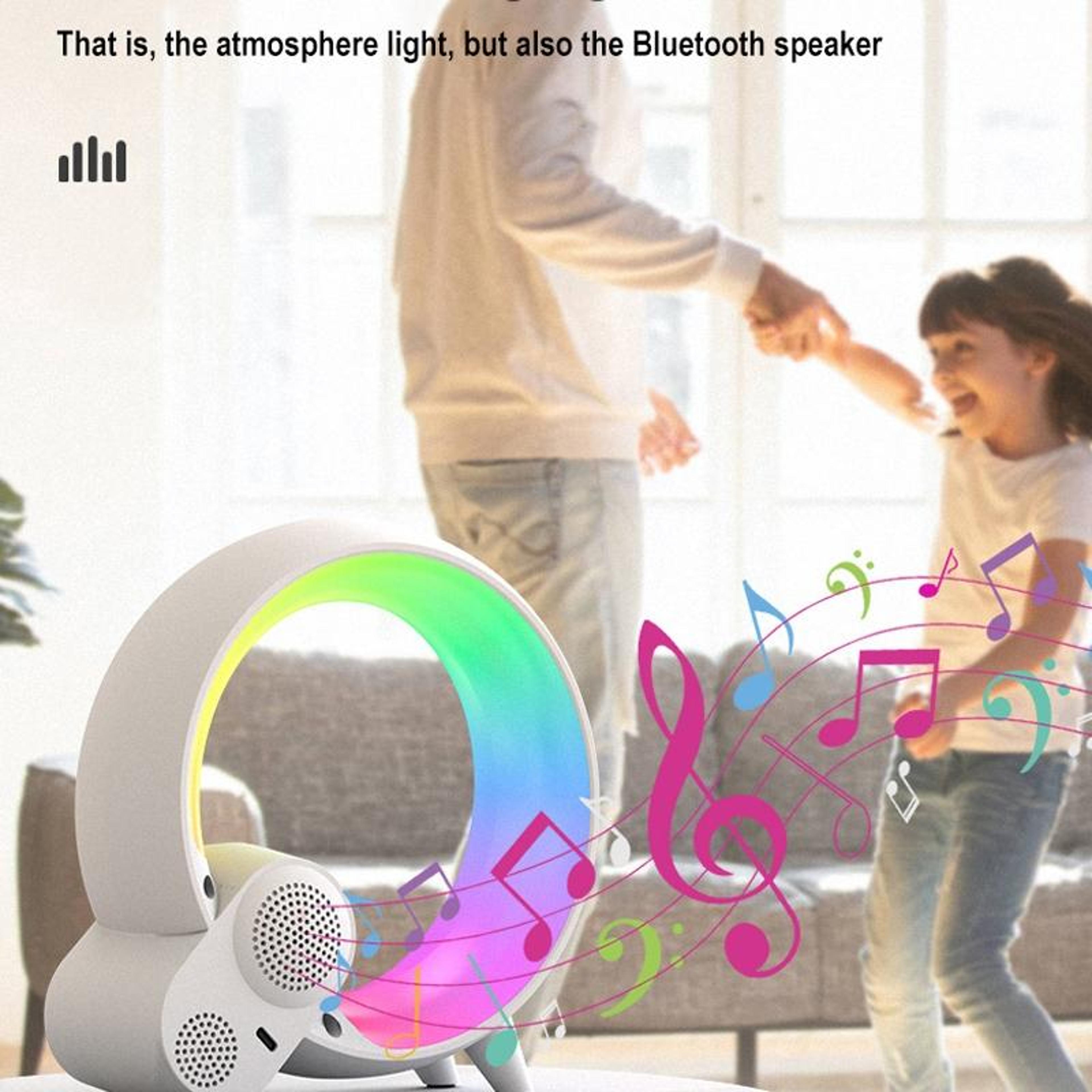 Smart RGB WakeUp Lamp With Bluetooth Speaker  Digital Alarm Clock 7