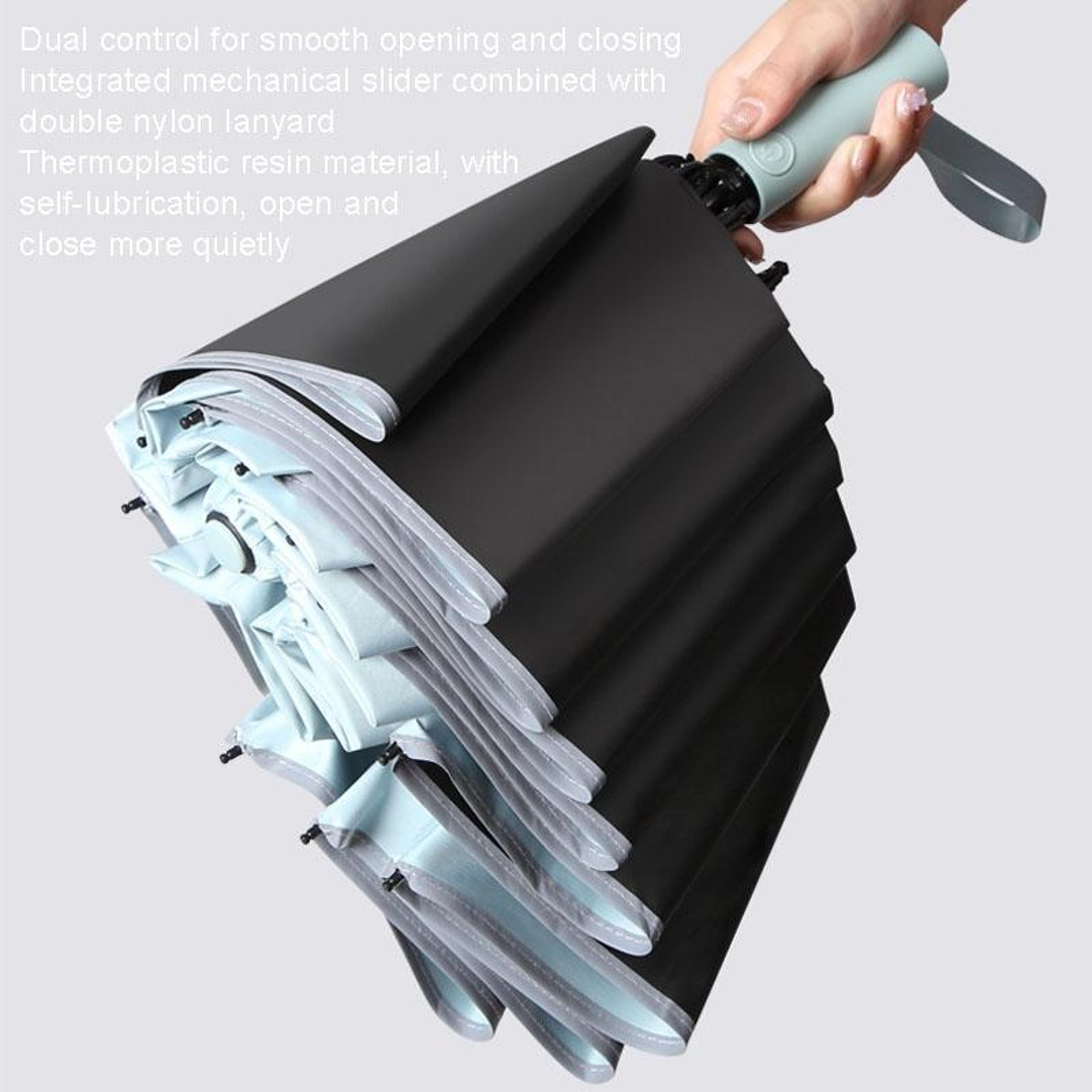 Ultra Durable 20 Rib Reverse Automatic Folding Sun Umbrella Rain  Sun Protection 5