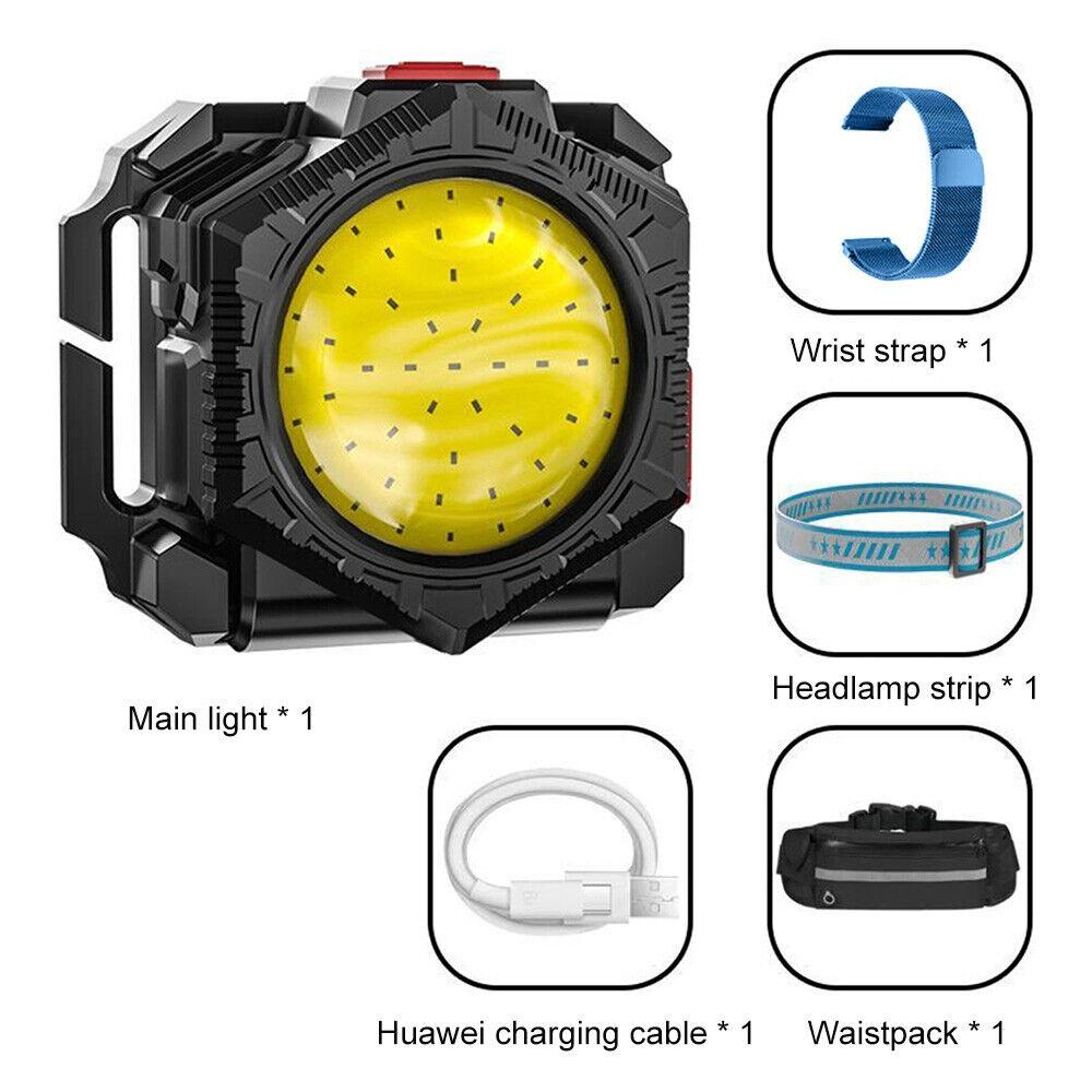 3in1 Wearable Mini LED Flashlight For Outdoor  Night Use 1