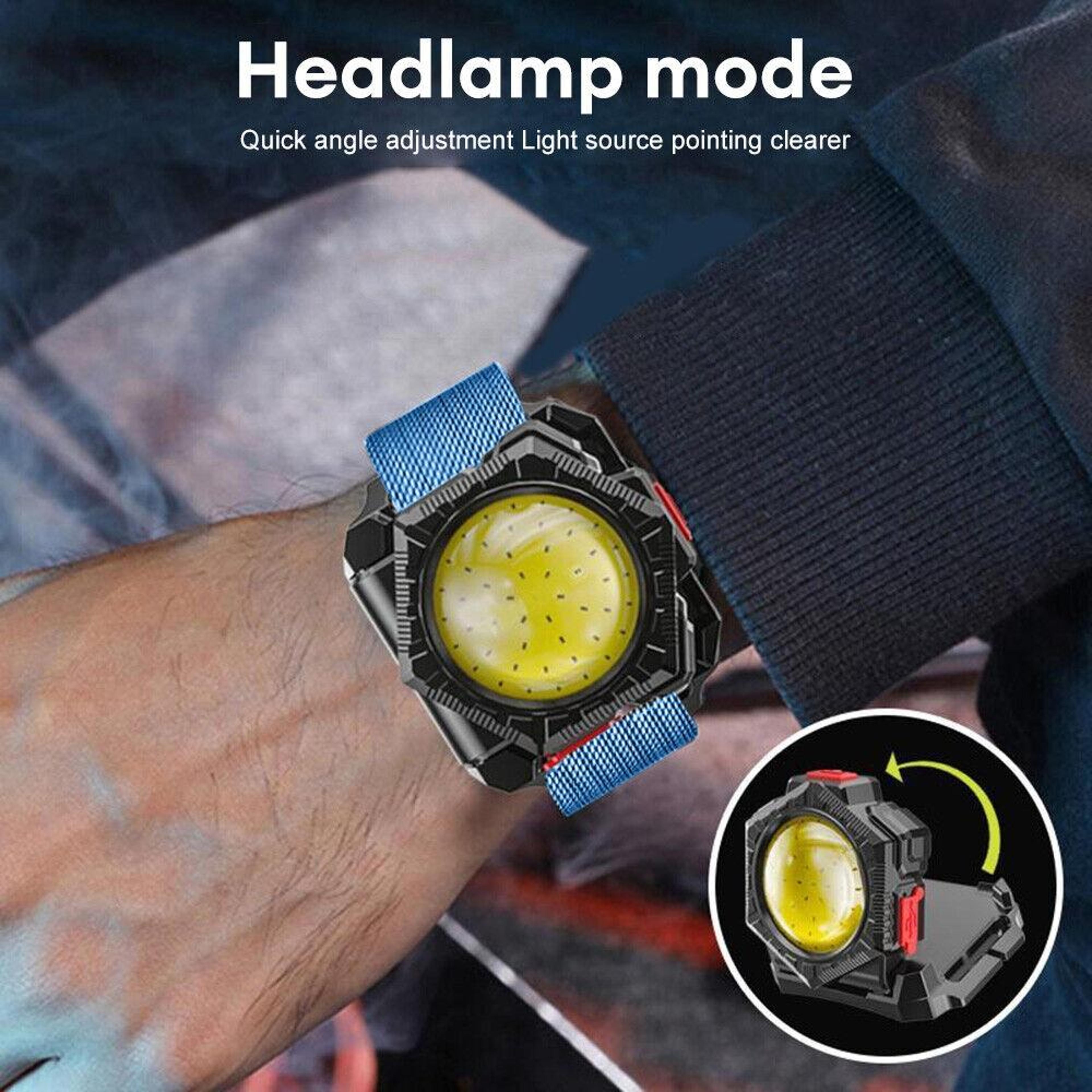 3in1 Wearable Mini LED Flashlight For Outdoor  Night Use 3