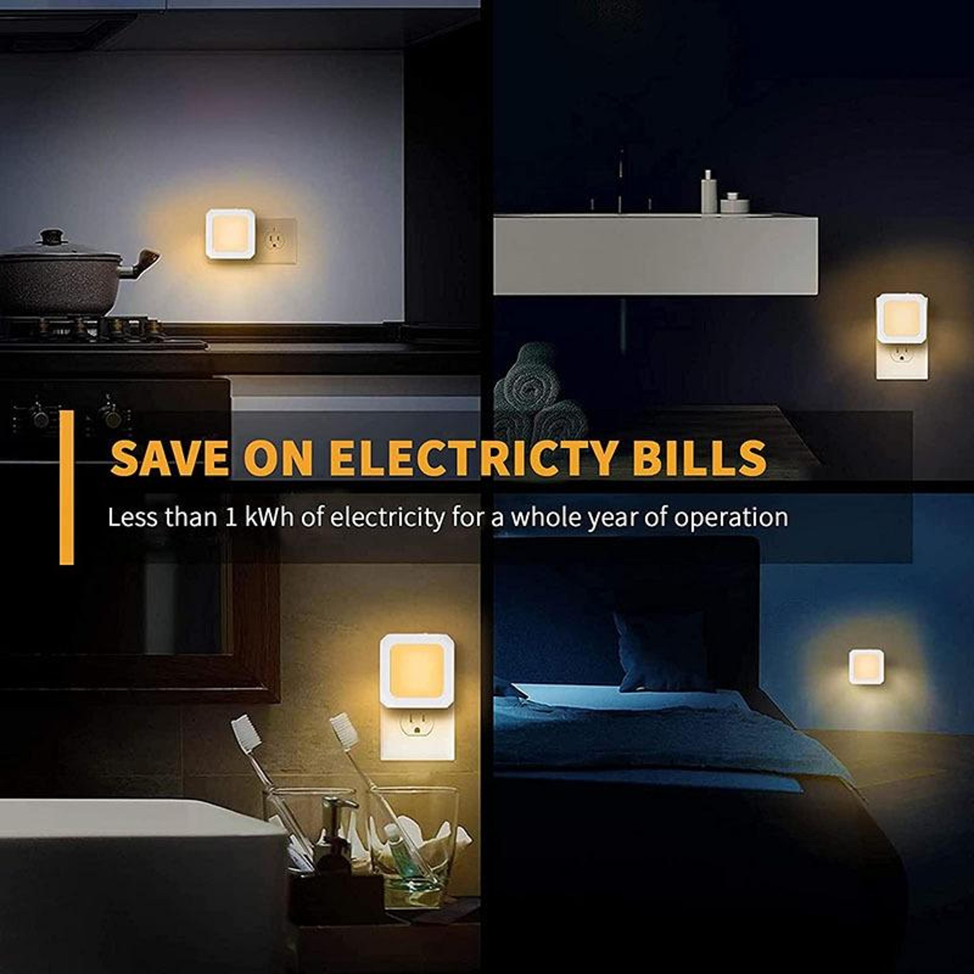 Induction LED Night Light With Stepless Dimming Night Light Sensor Warm Glow For Nursery  Bedroom 6