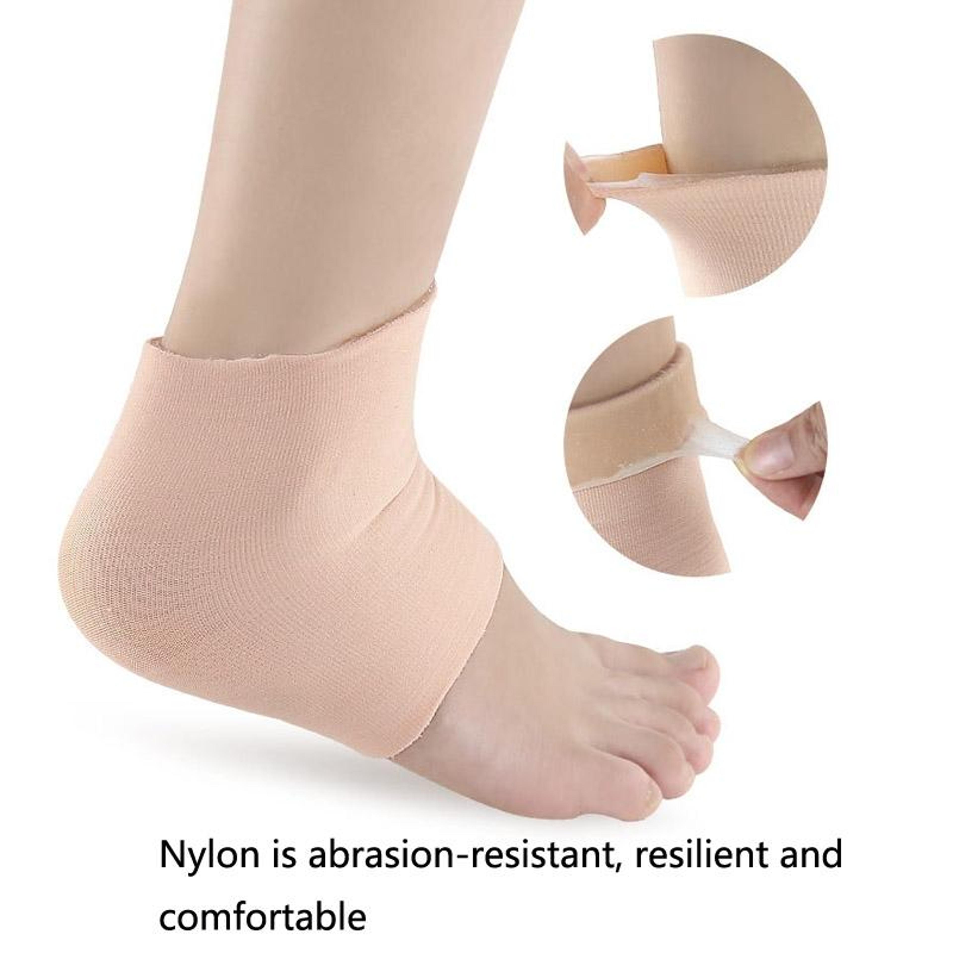 Heel Protector Socks For Dry Cracked Heels With Shock Absorption  Moisturizing Support 4