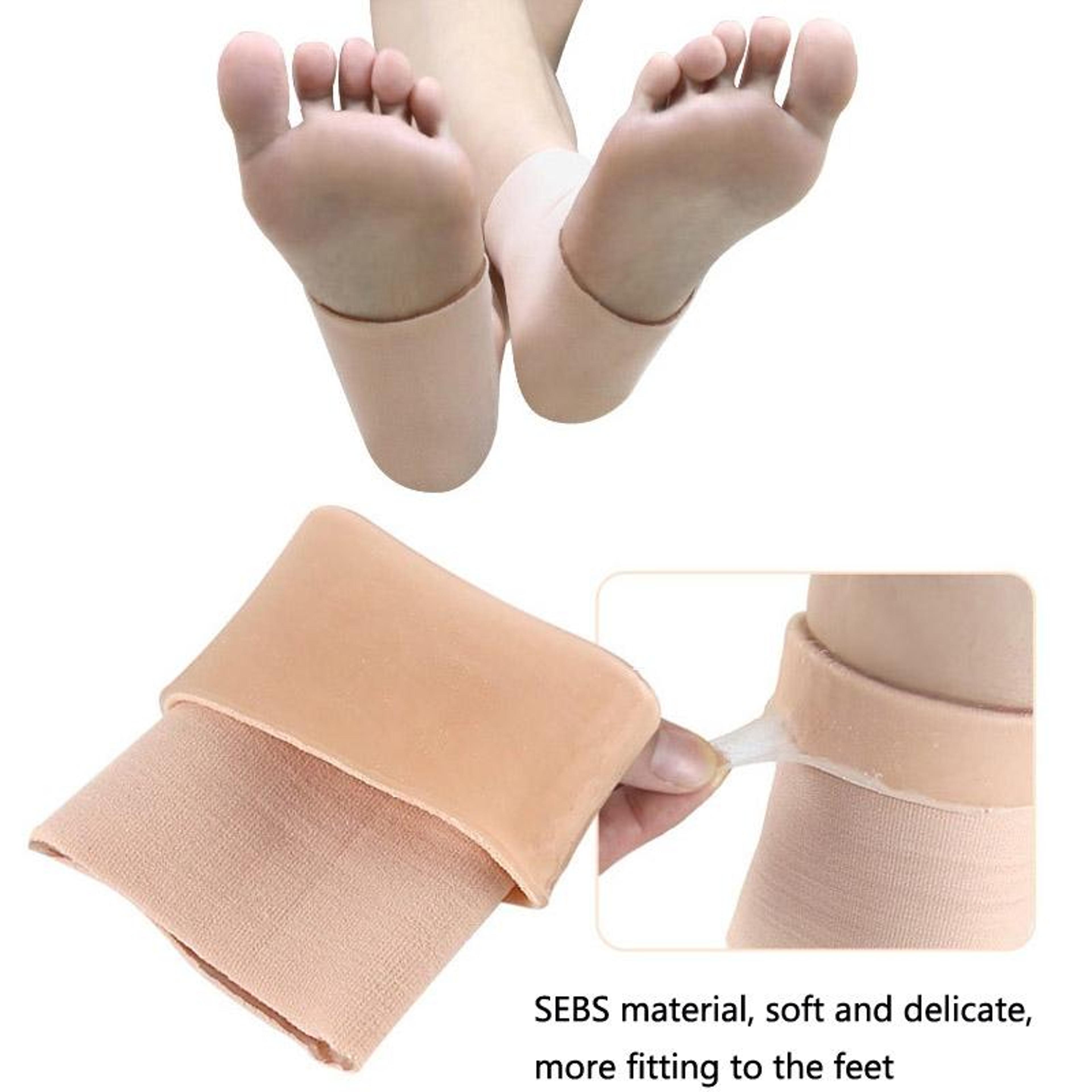 Heel Protector Socks For Dry Cracked Heels With Shock Absorption  Moisturizing Support 5