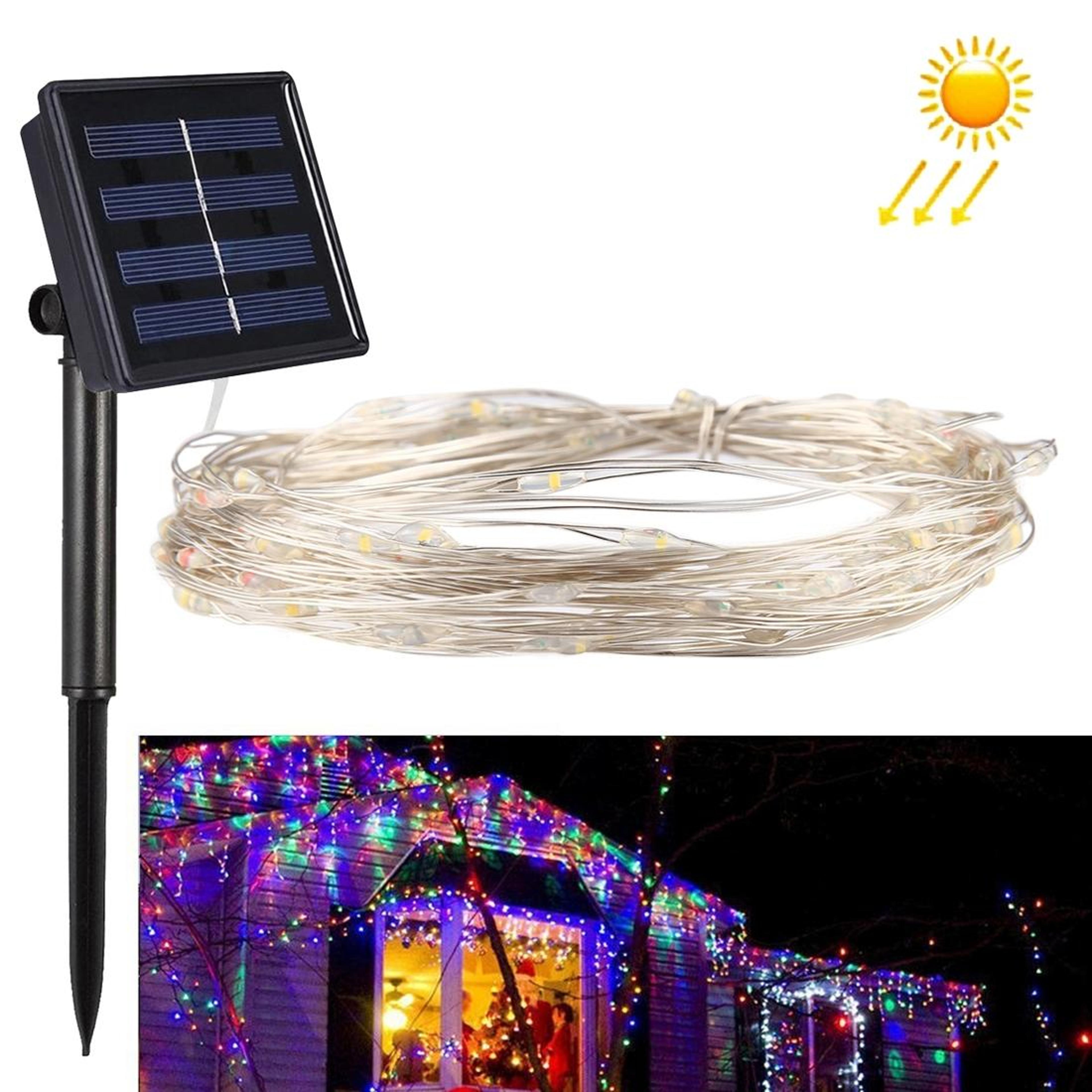 Solar Powered Fairy String Lights 20M 200 LED Waterproof Copper Wire Garden Decor 0