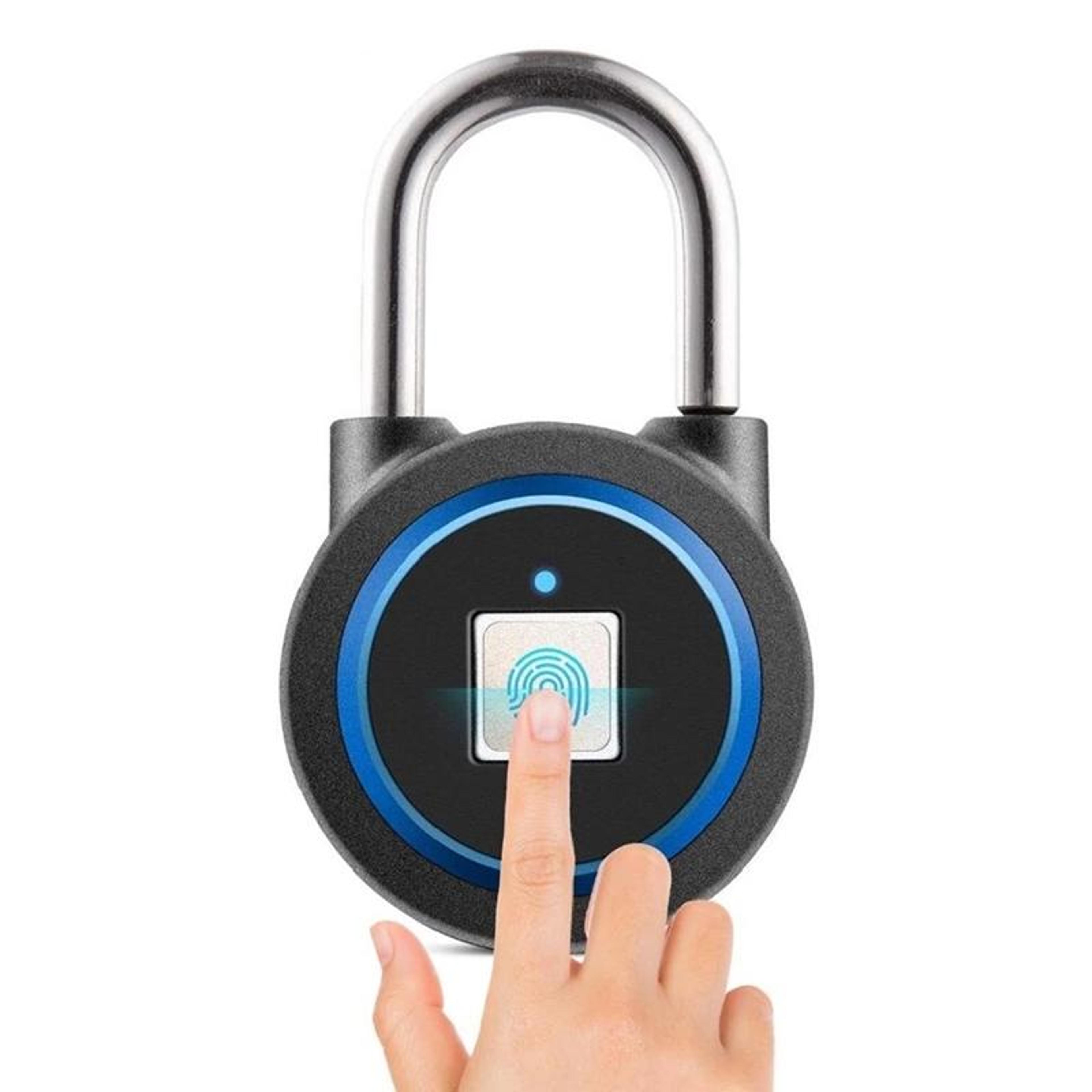 Smart Bluetooth Fingerprint Padlock Waterproof IP65 Remote Unlock For IOS  Android 0