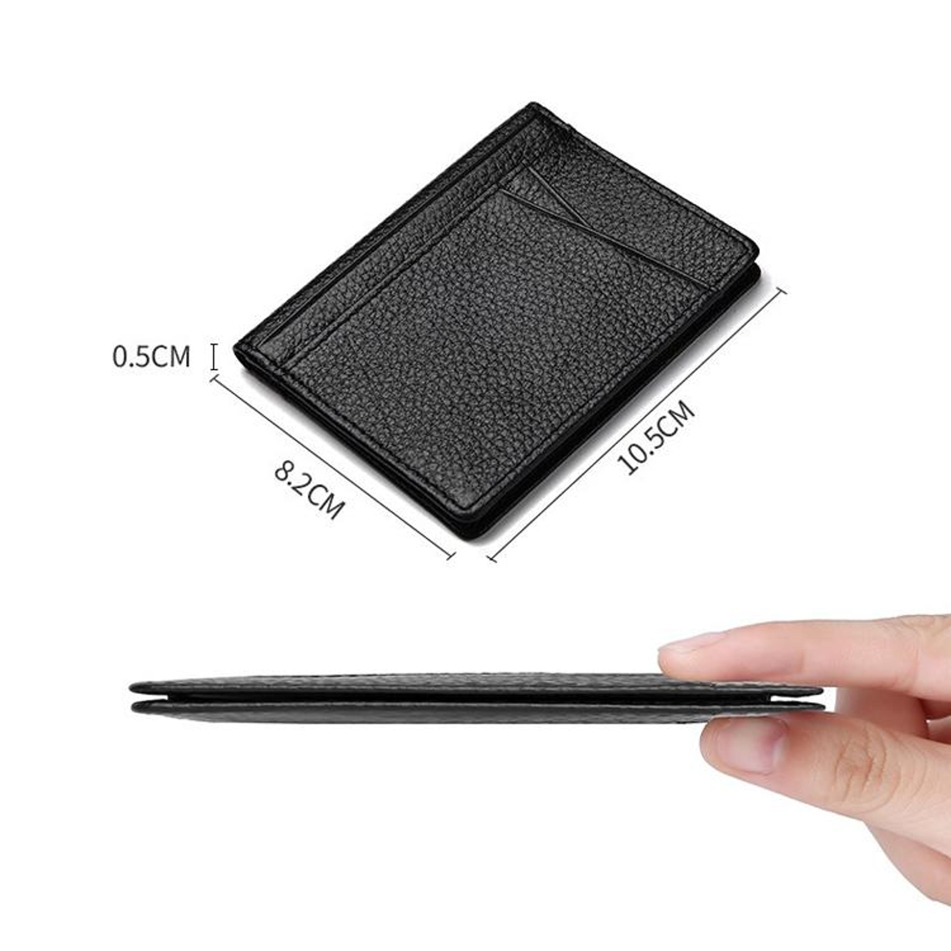 Slim RFID Blocking Wallet Leather Multi Card Holder For ID Bank Cards  Driver License 2