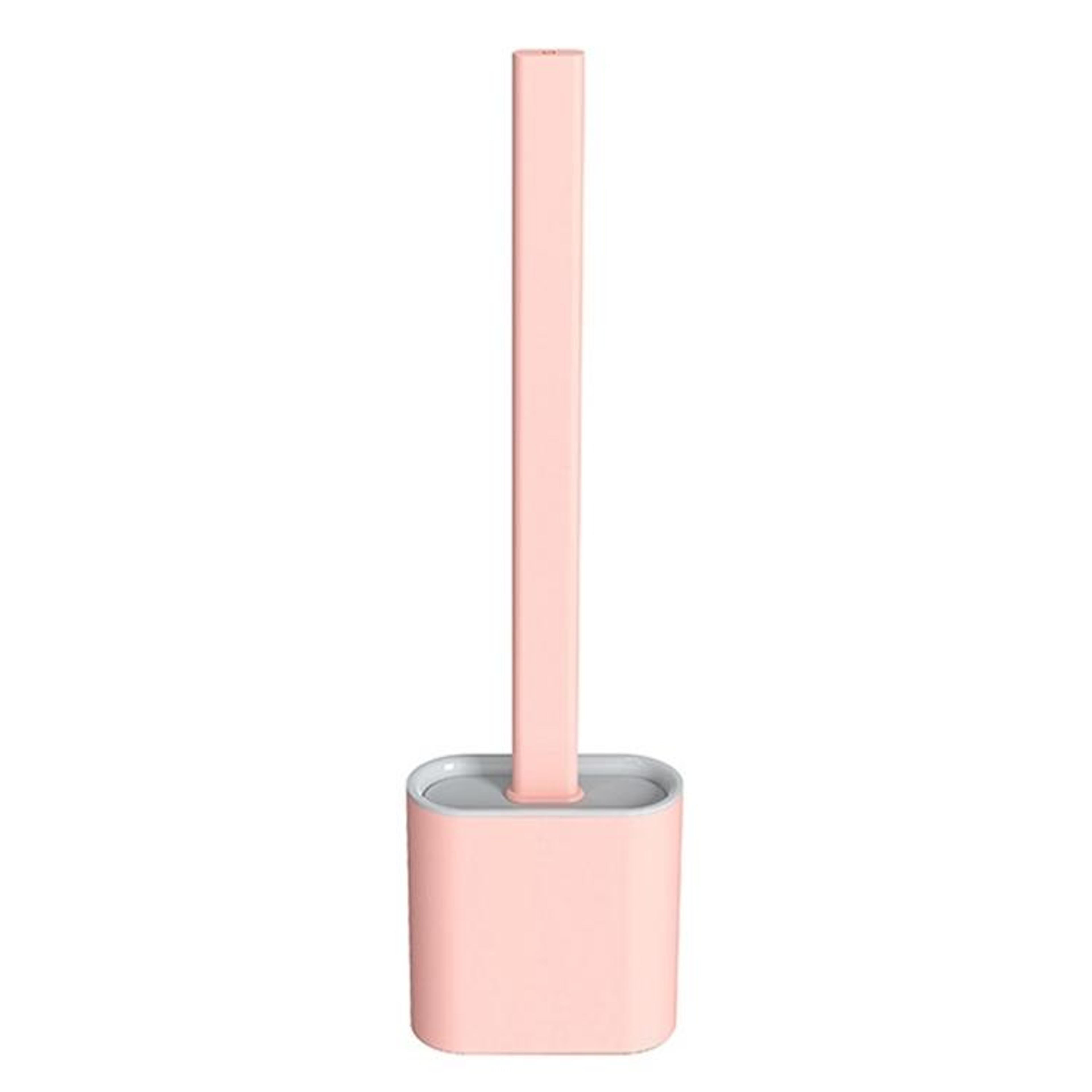 Silicone Toilet Gap Cleaning Brush With Long Handle  Ventilated Holder 8
