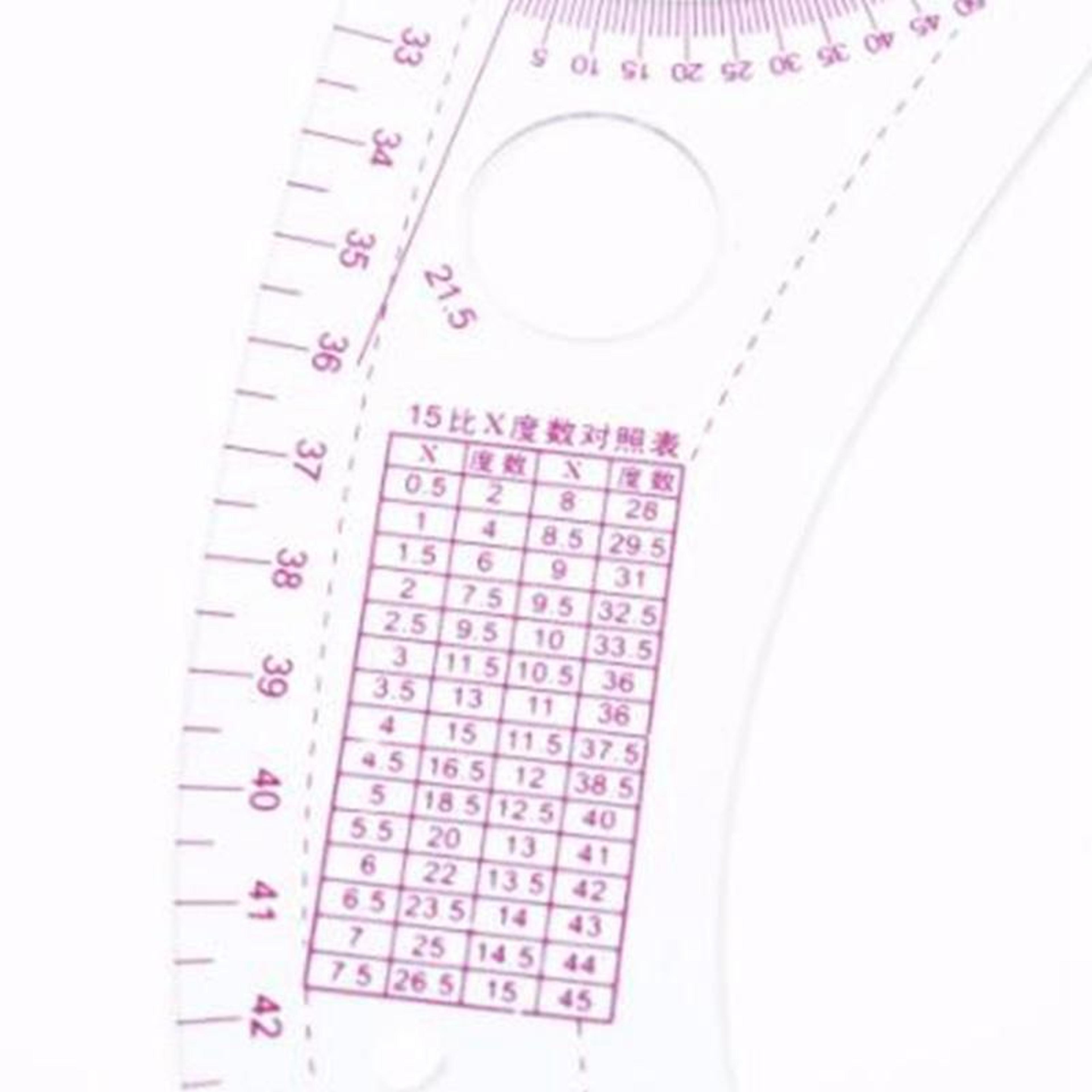 7PCS Sewing Curve Ruler Set For Tailoring Pattern Drafting  Fashion Design 2