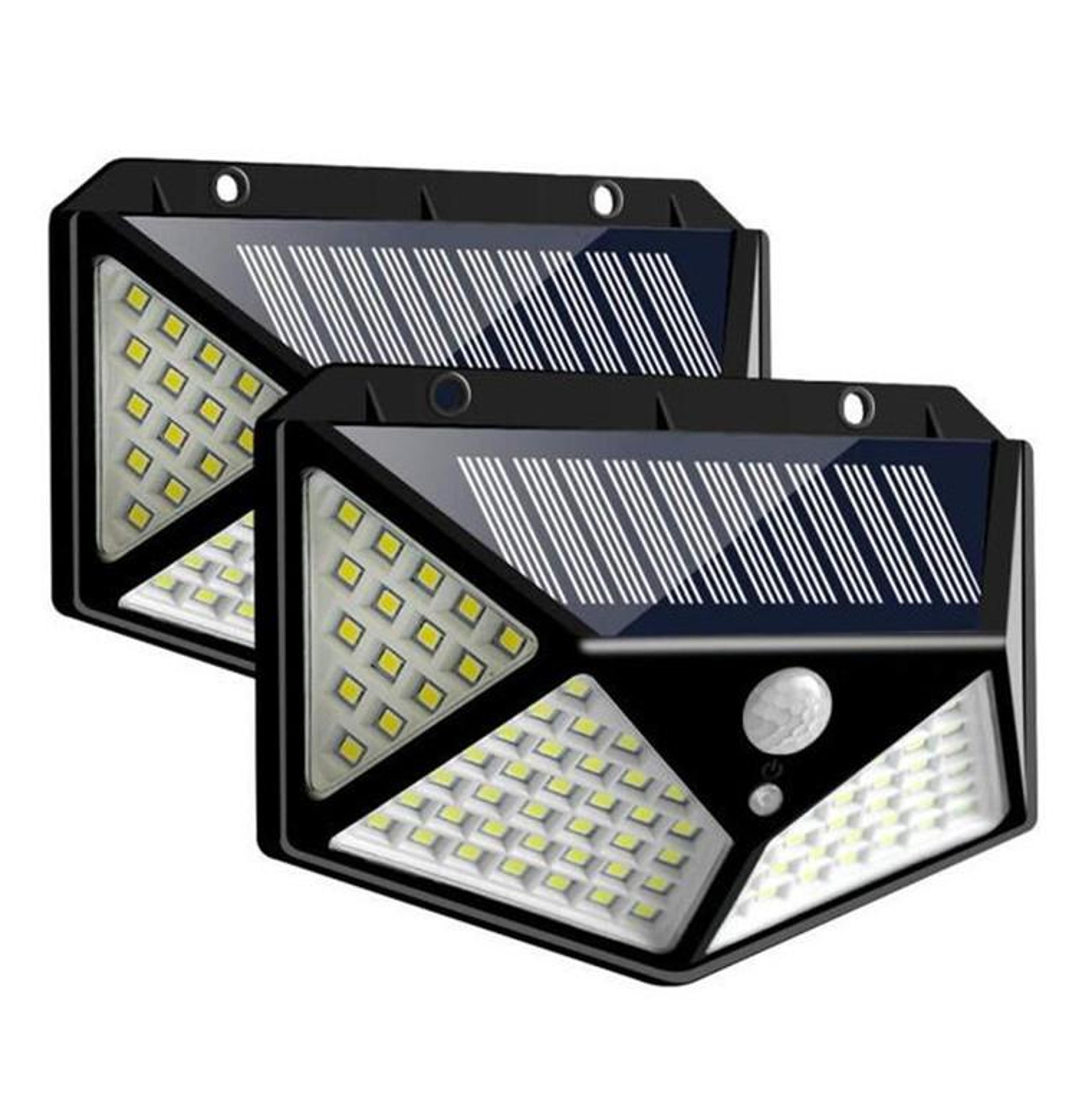100 LED Solar Wall Light With Motion Sensor For Patio Garden  Balcony Security 10