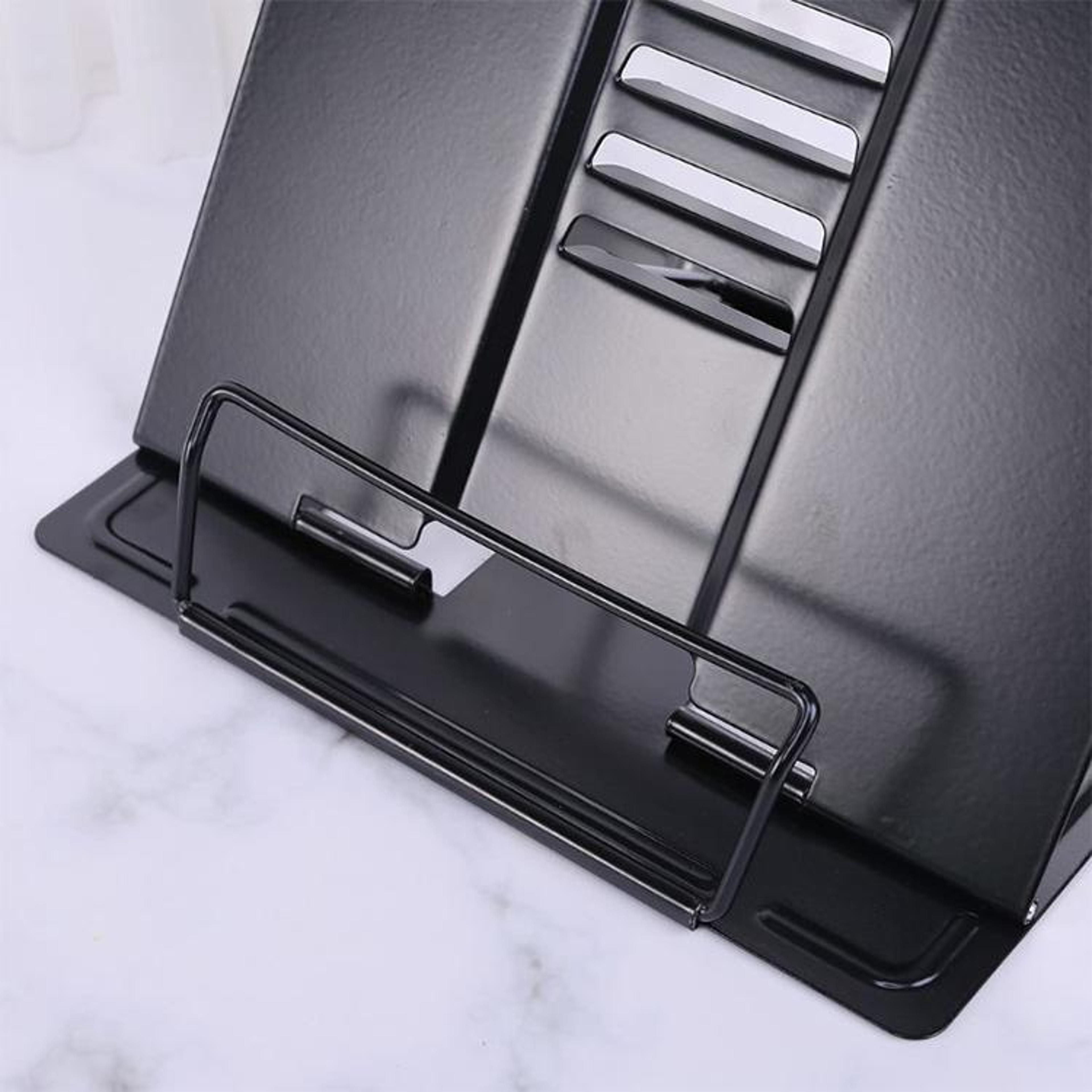 Adjustable Book Stand For Reading IPad  Documents Portable Metal Reading Holder 3