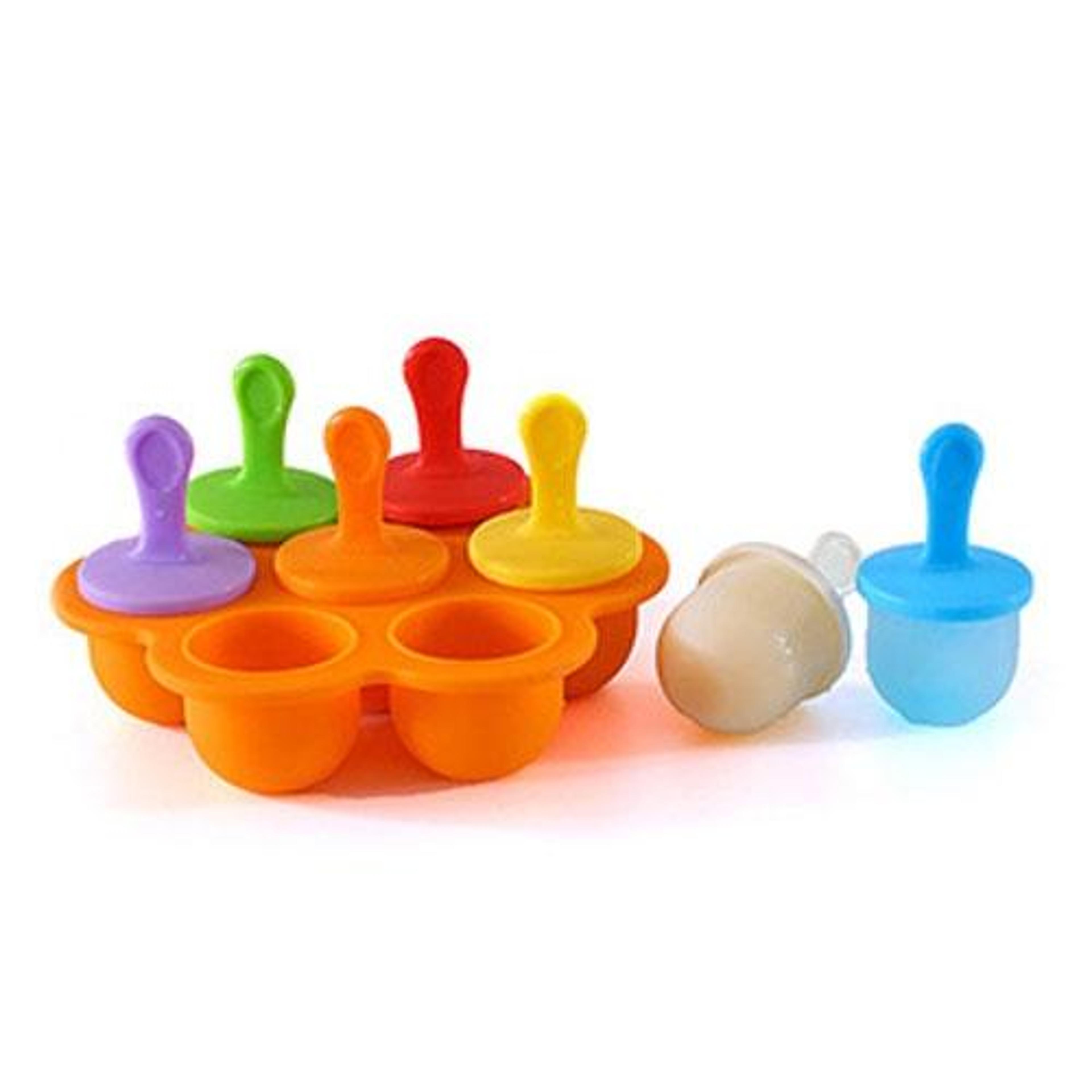 Silicone Mini Ice Pops Maker Reusable DIY Popsicle Mold For Baby Food  Healthy Frozen Treats 10