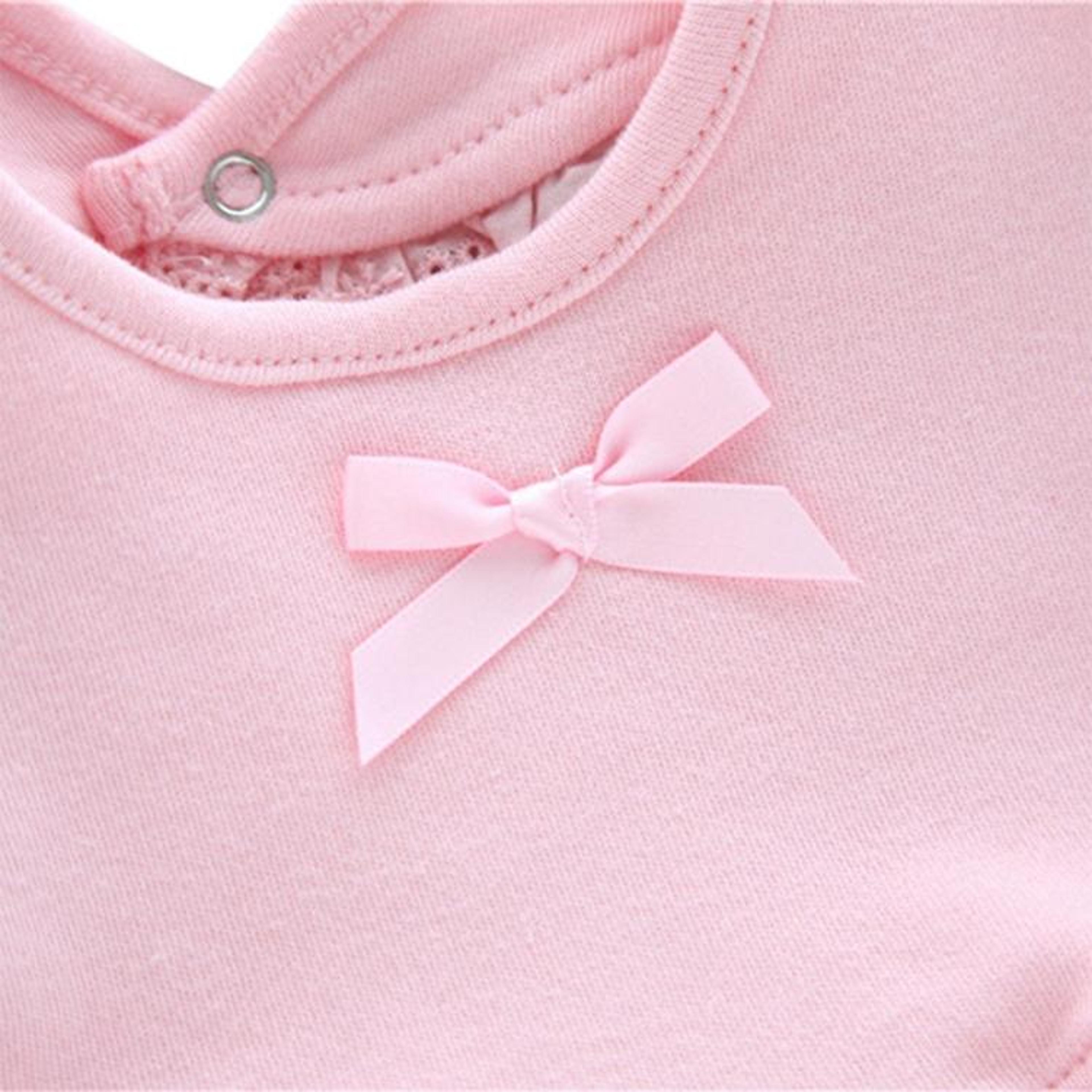 Elegant Baby Bibs With Lace Bow Soft Cotton Drool Scarf For Newborn Girls 3
