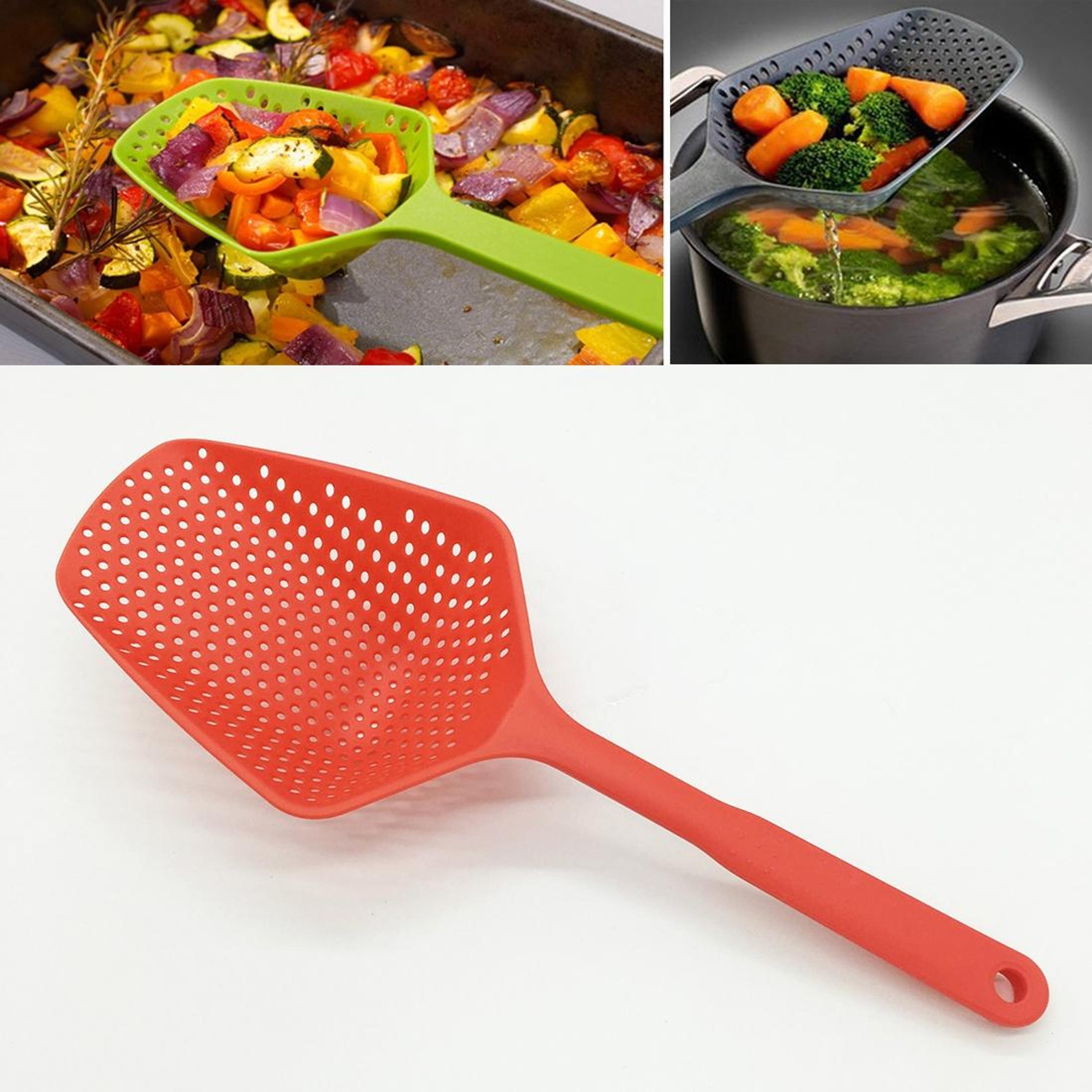 Multi Purpose Kitchen Colander Scoop Drain Shovel For Pasta Ice  Vegetables 0